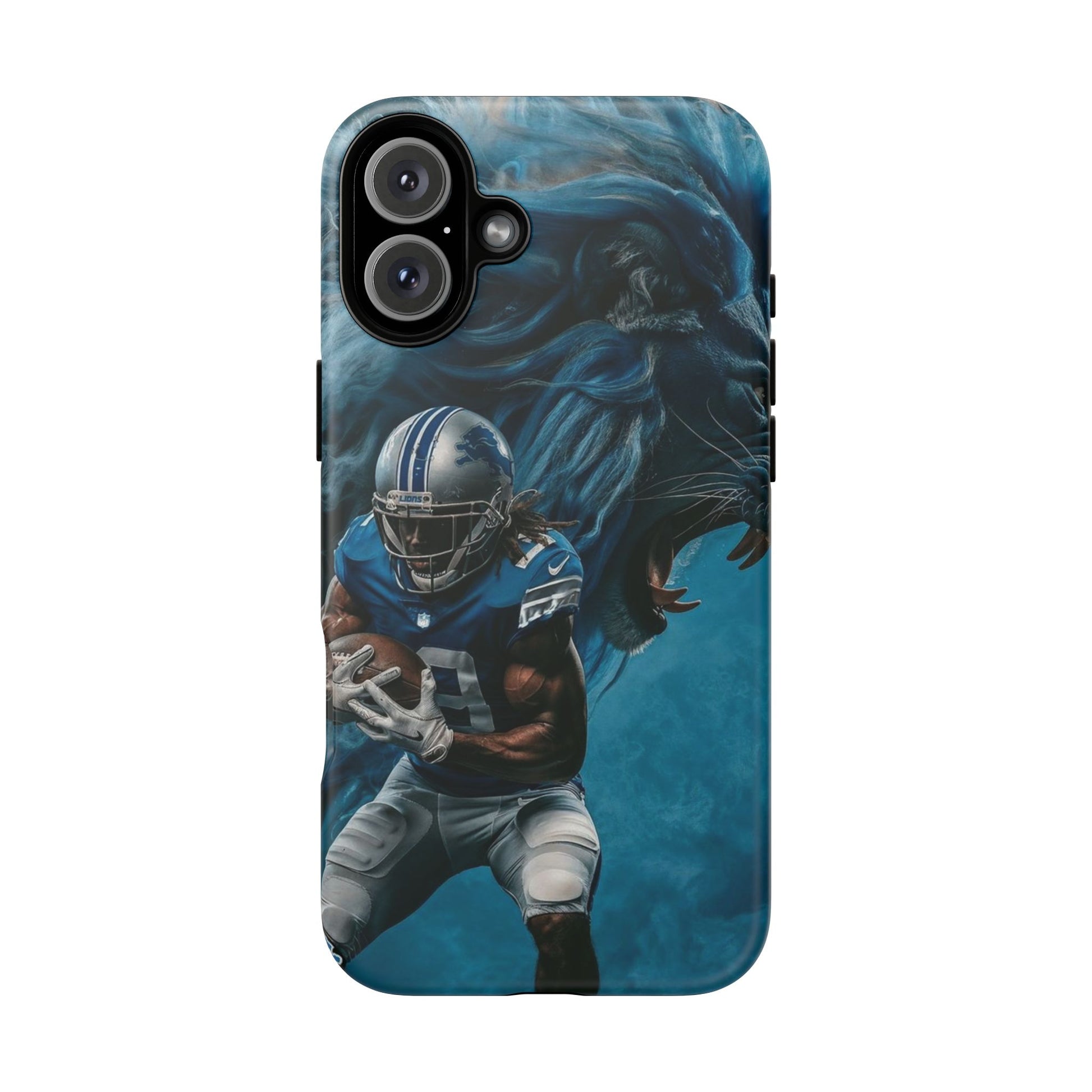 Detroit Lions Player Football Phone Case, Tough Cases for iPhones, Samsung, and Pixel