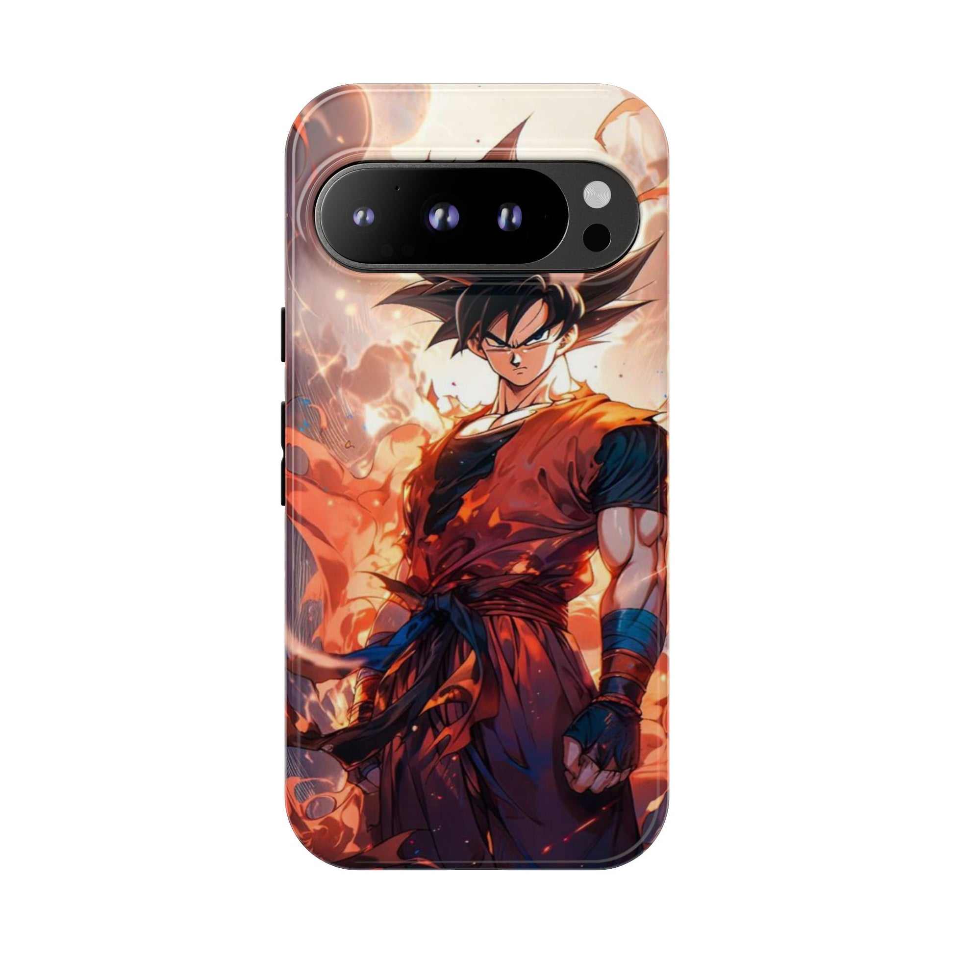 Anime Manga Dragon Ball Z Goku Tough Cases for iPhones, Samsung, and Pixel