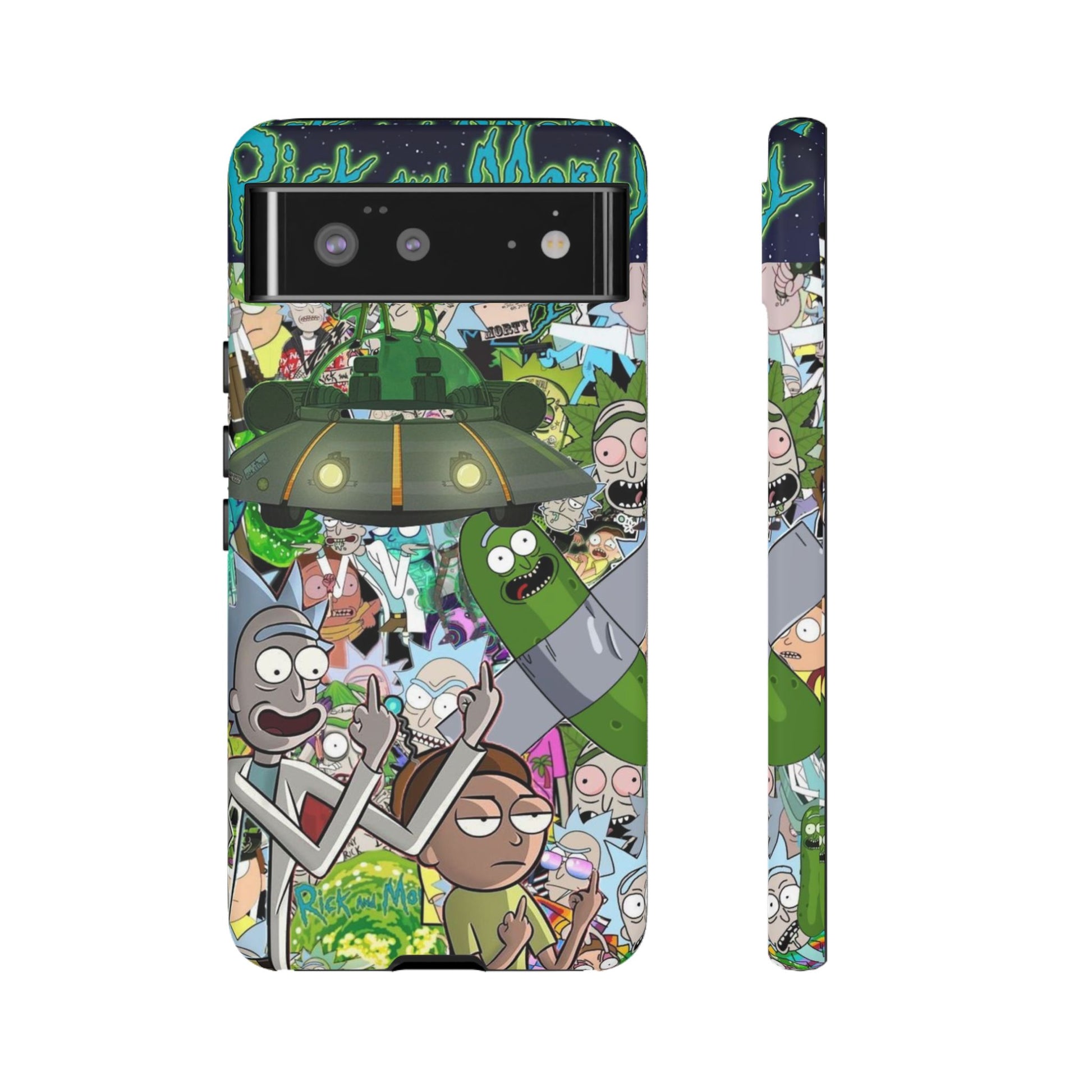 Rick and Morty Phone Case, Tough Cases for iPhones, Samsung, and Pixel