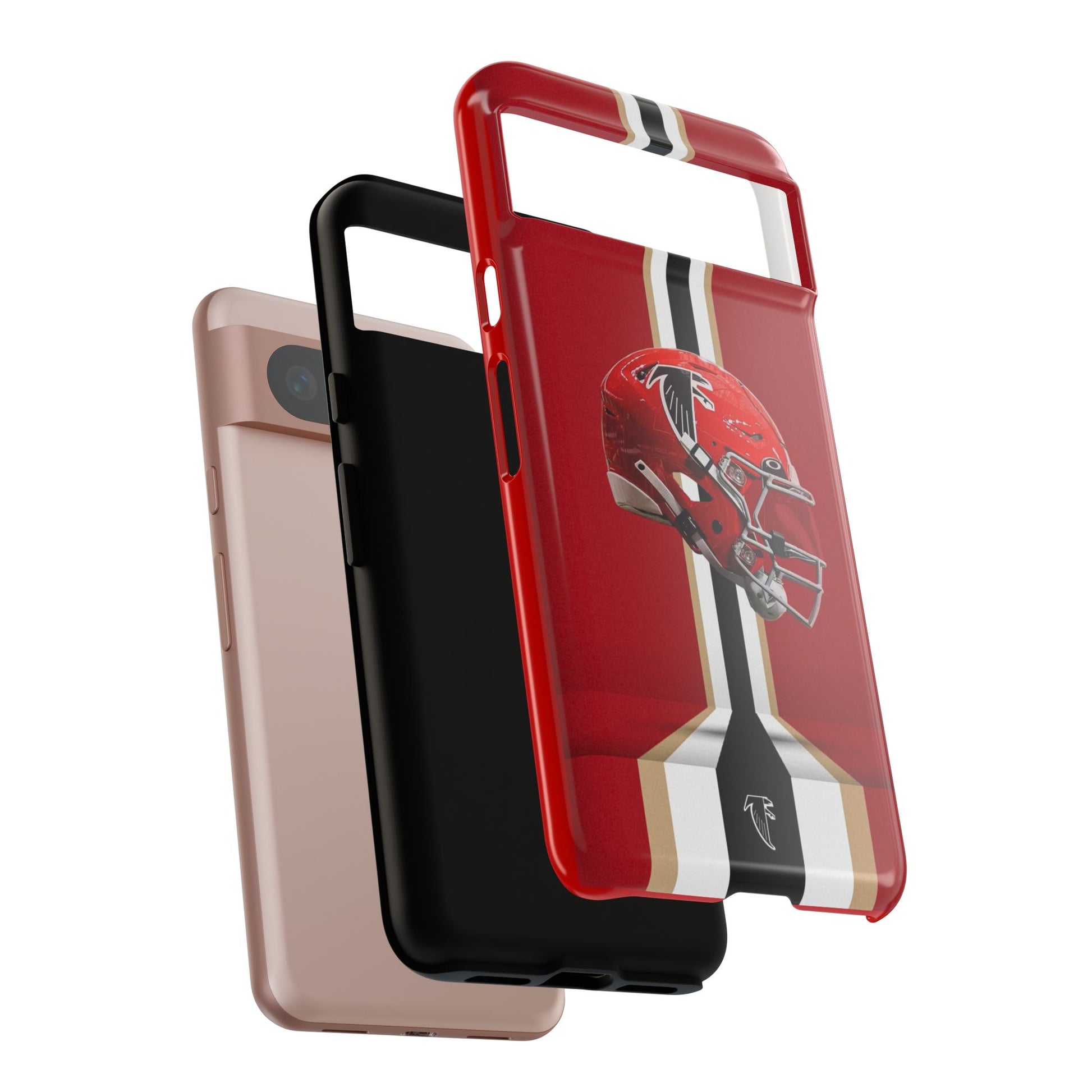Atlanta Falcons Football Helmet Logo Tough Cases for iPhones, Samsung, and Pixel