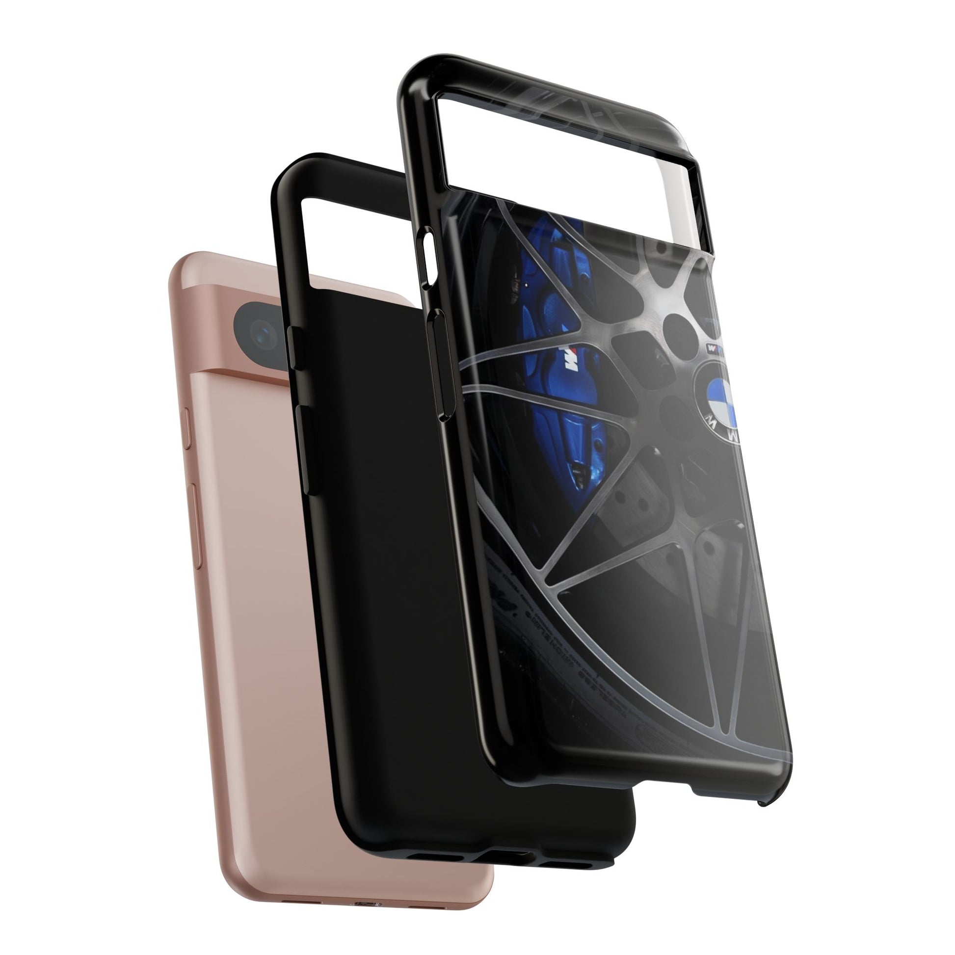 BMW M3 Racing Wheels Tough Cases for iPhones, Samsung, and Pixel