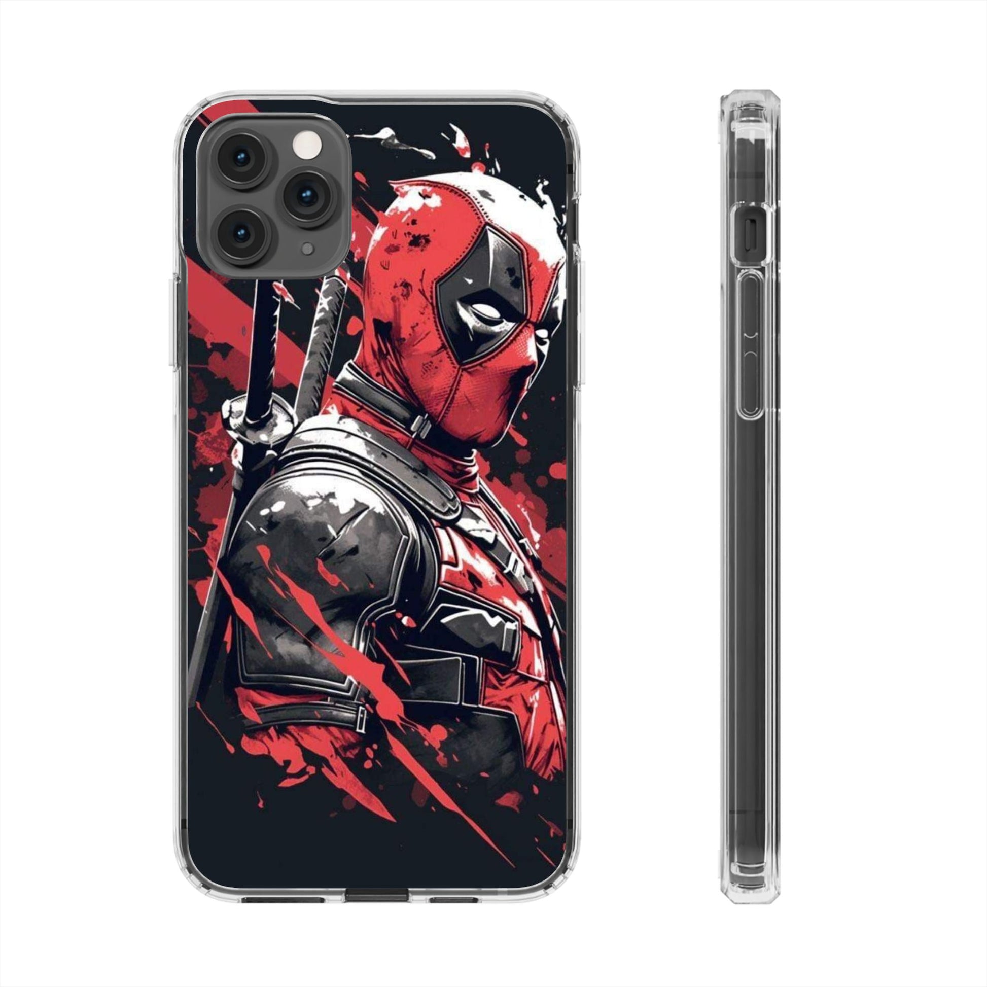 Phone Case, Deadpool Inspired, Iphone, Samsung, Marvel Gift, Comic Book Fan,