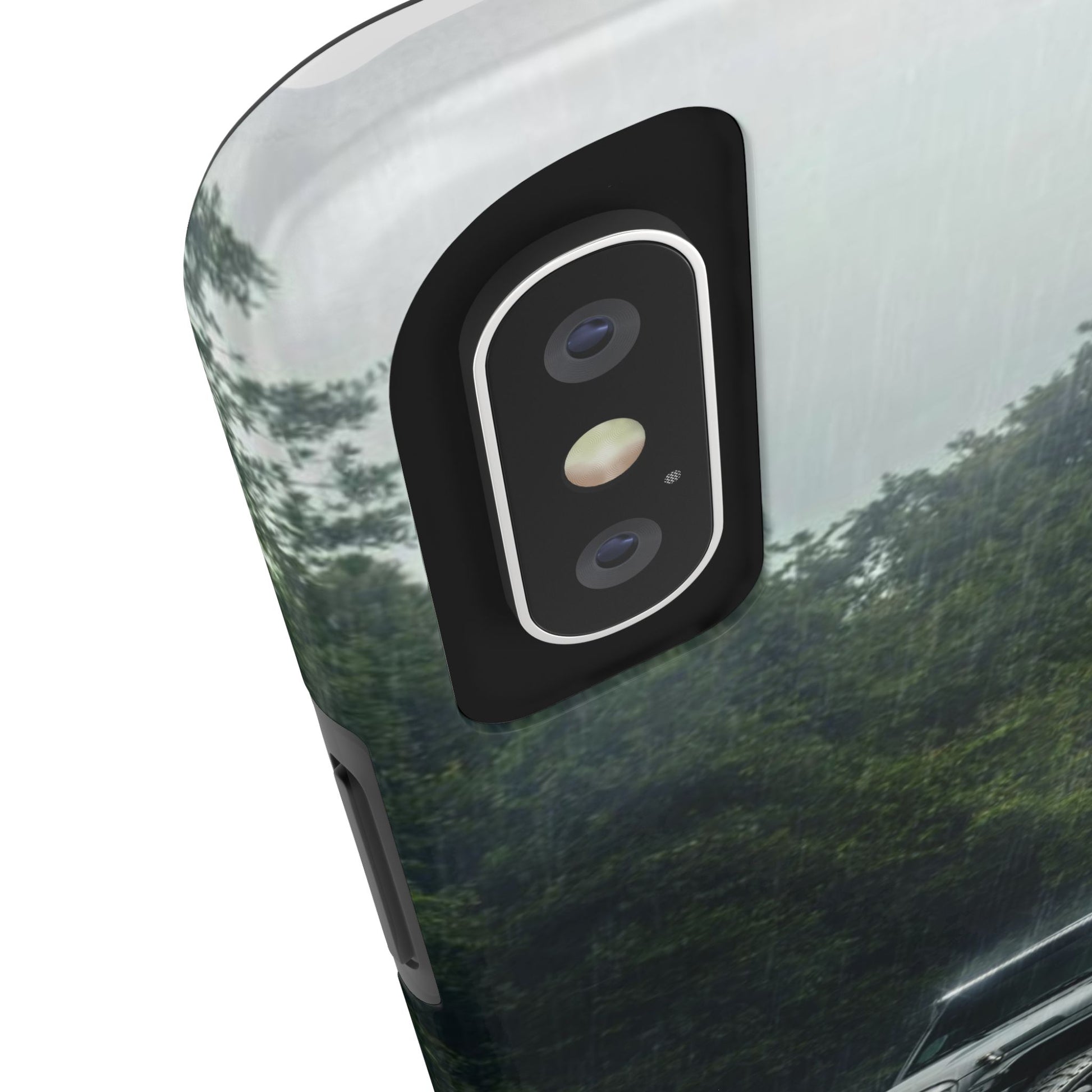 Custom Jeep in Rain Artistic Tough Phone Cases for Iphones & Samsung Phones