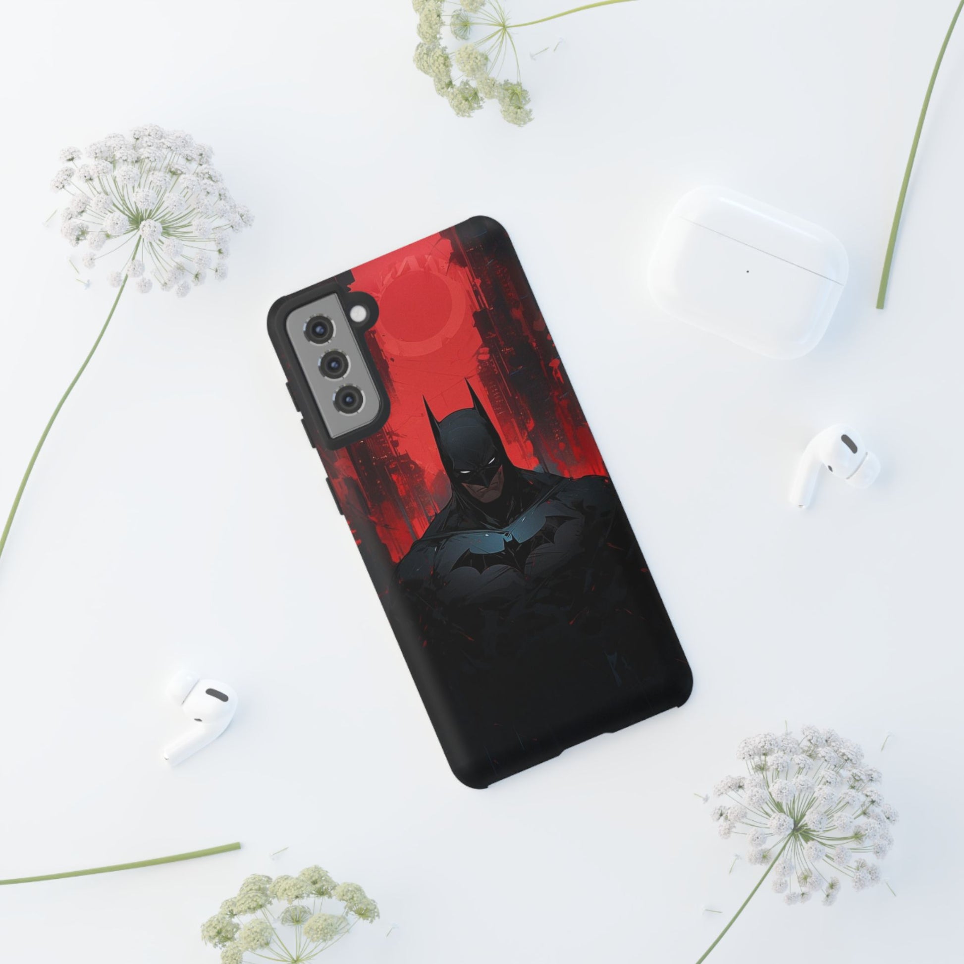 The Dark Knight Batman Tough Cases for iPhones, Samsung, and Pixel