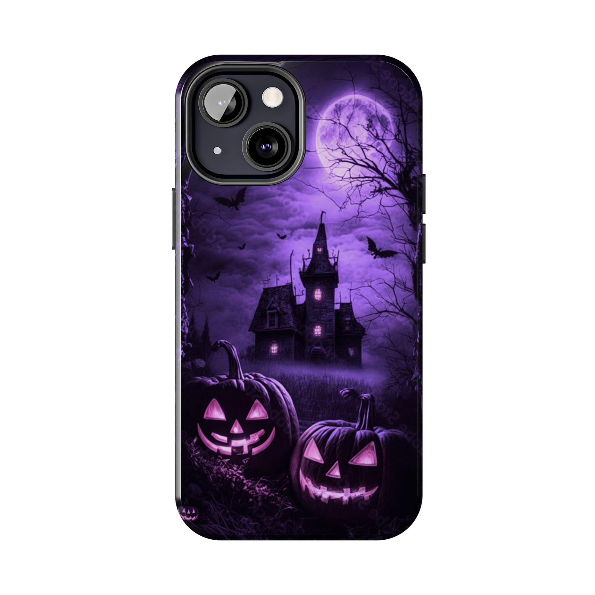 Haunted House Halloween Theme Phone Cases for iPhones & Samsung Phones