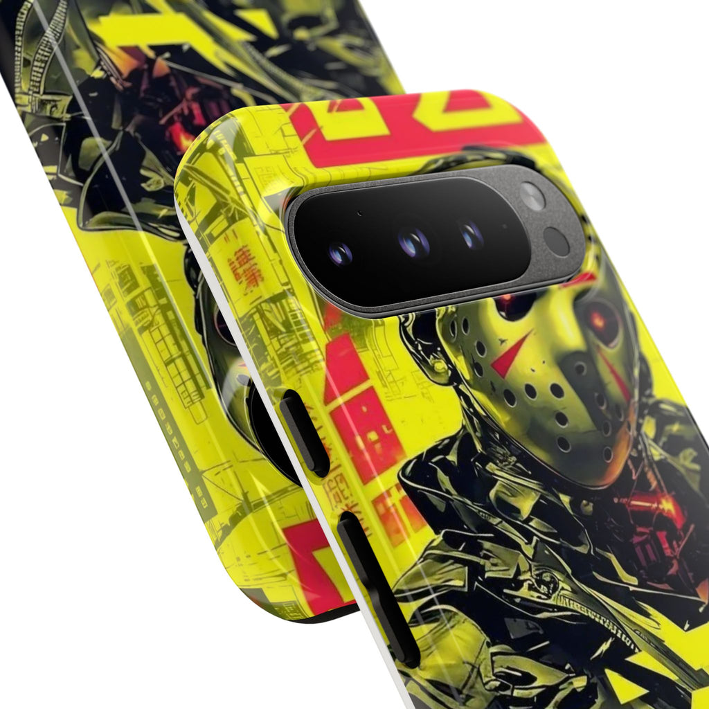 Cyberpunk X Jason Voorhees Tough Cases for iPhones, Samsung, and Pixel