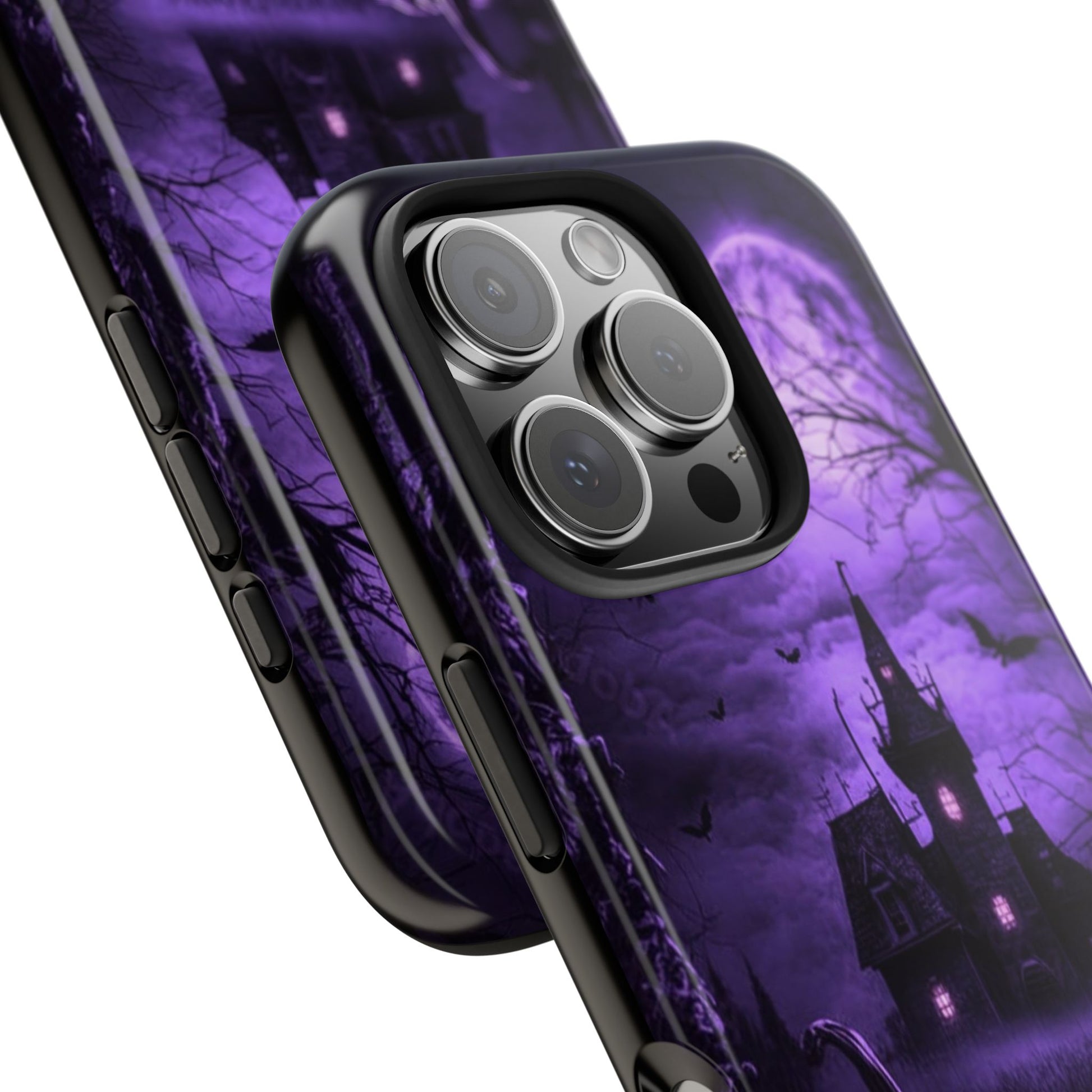 Haunted House Halloween Theme Phone Cases for iPhones & Samsung Phones