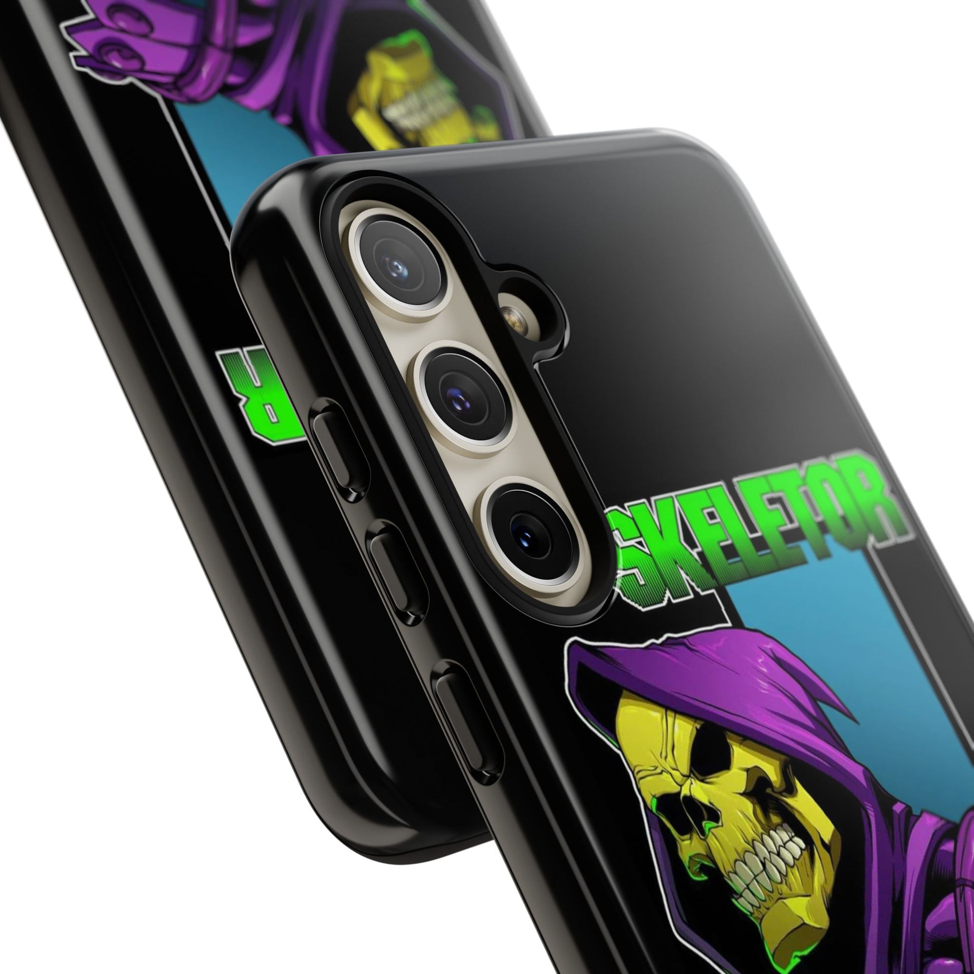 Skeletor Tough Cases for iPhones, Samsung, and Pixel