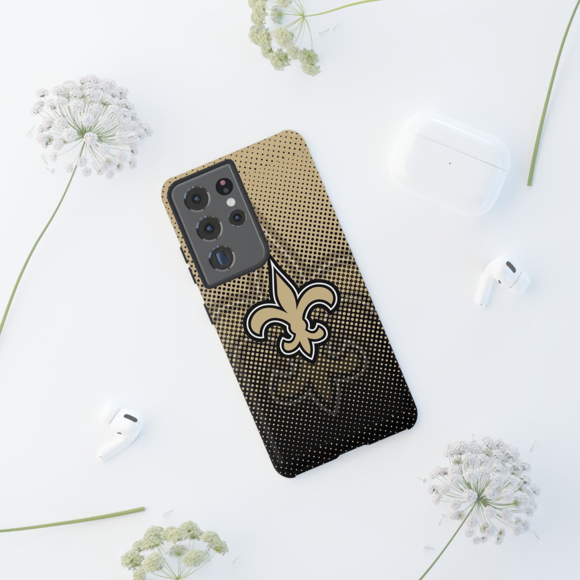 New Orleans Football Saints Logo Tough Cases for iPhones, Samsung, and Pixel