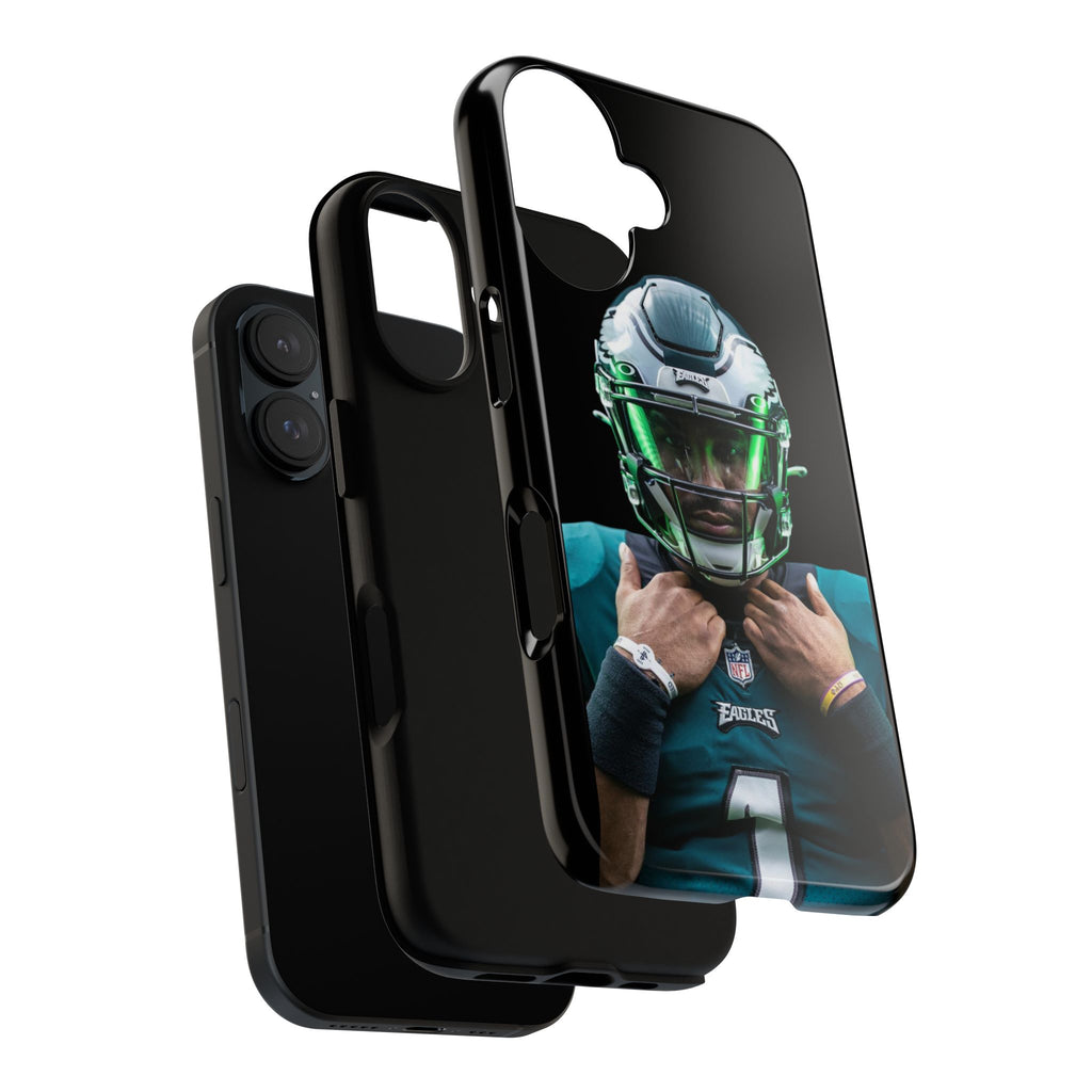 Eagles Football Jalen Hurts Tough Cases for iPhones, Samsung, and Pixel