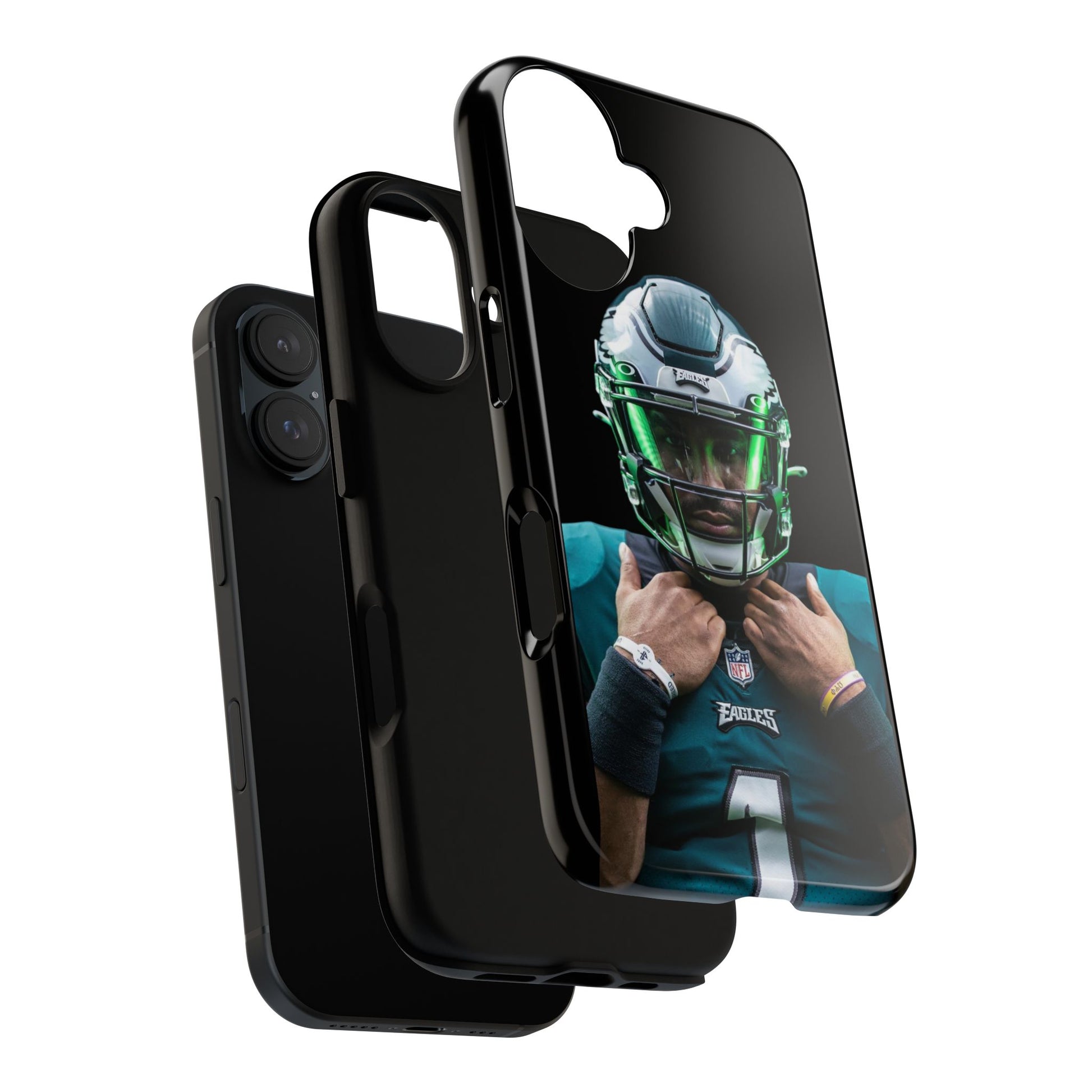 Eagles Football Jalen Hurts Tough Cases for iPhones, Samsung, and Pixel