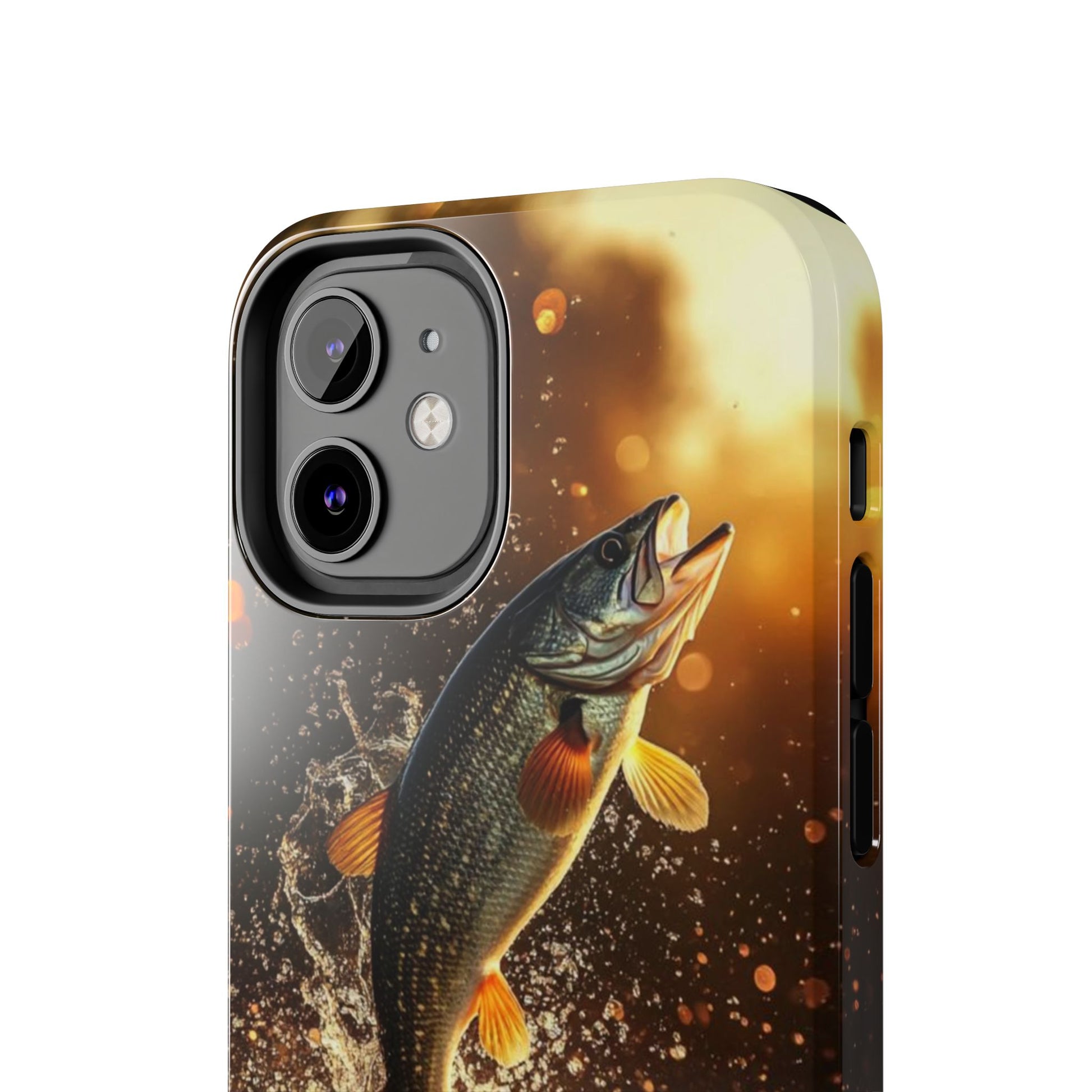 Jumping Bass Fish Theme Phone Cases for iPhones & Samsung Phones