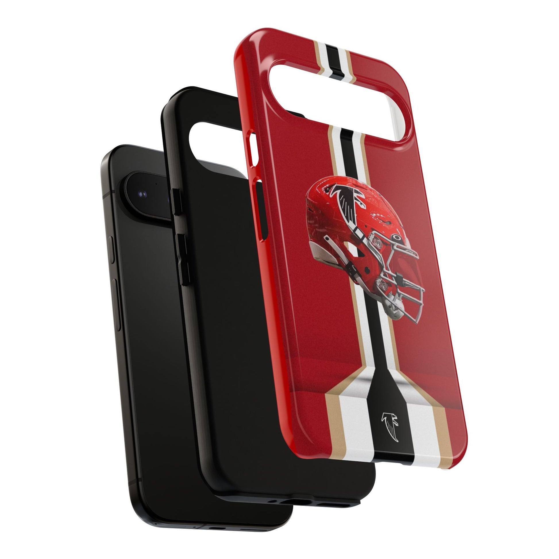 Atlanta Falcons Football Helmet Logo Tough Cases for iPhones, Samsung, and Pixel