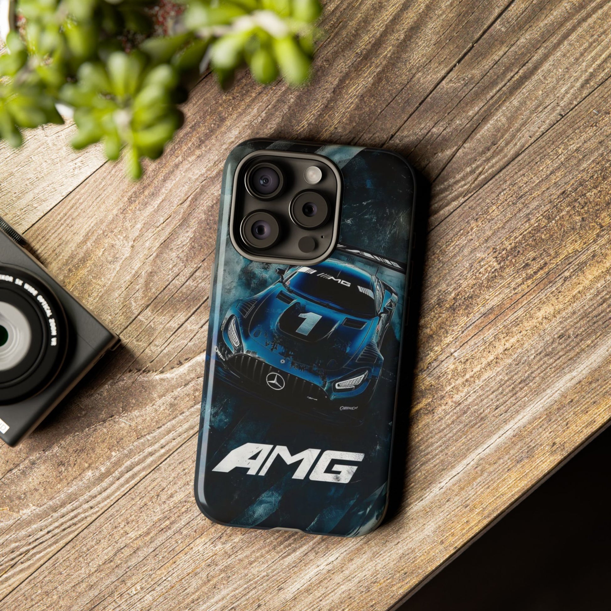 Mercedes AMG Racing Car Tough Cases for iPhones, Samsung, and Pixel