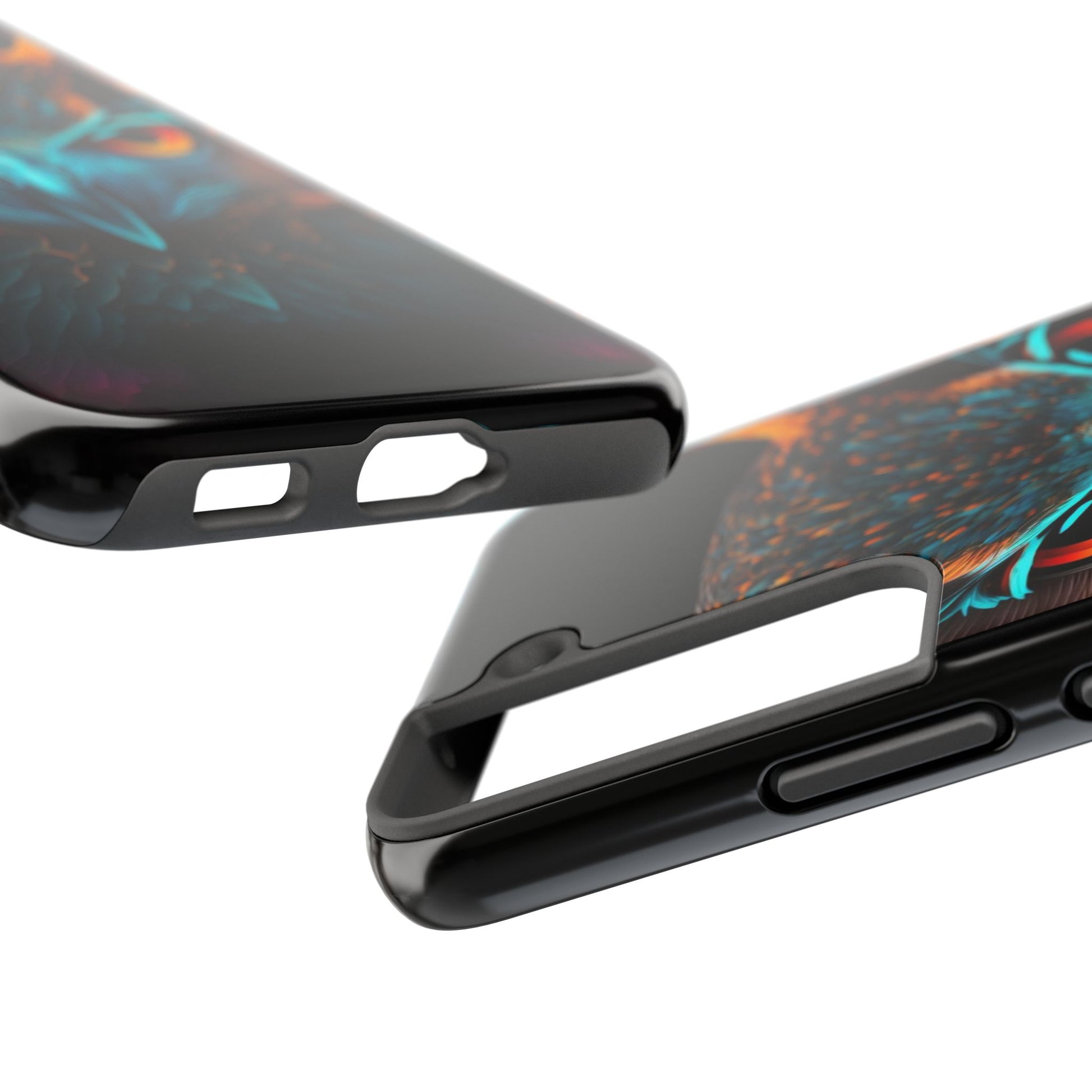 Neon Owl Theme Phone Cases for iPhones & Samsung Phones
