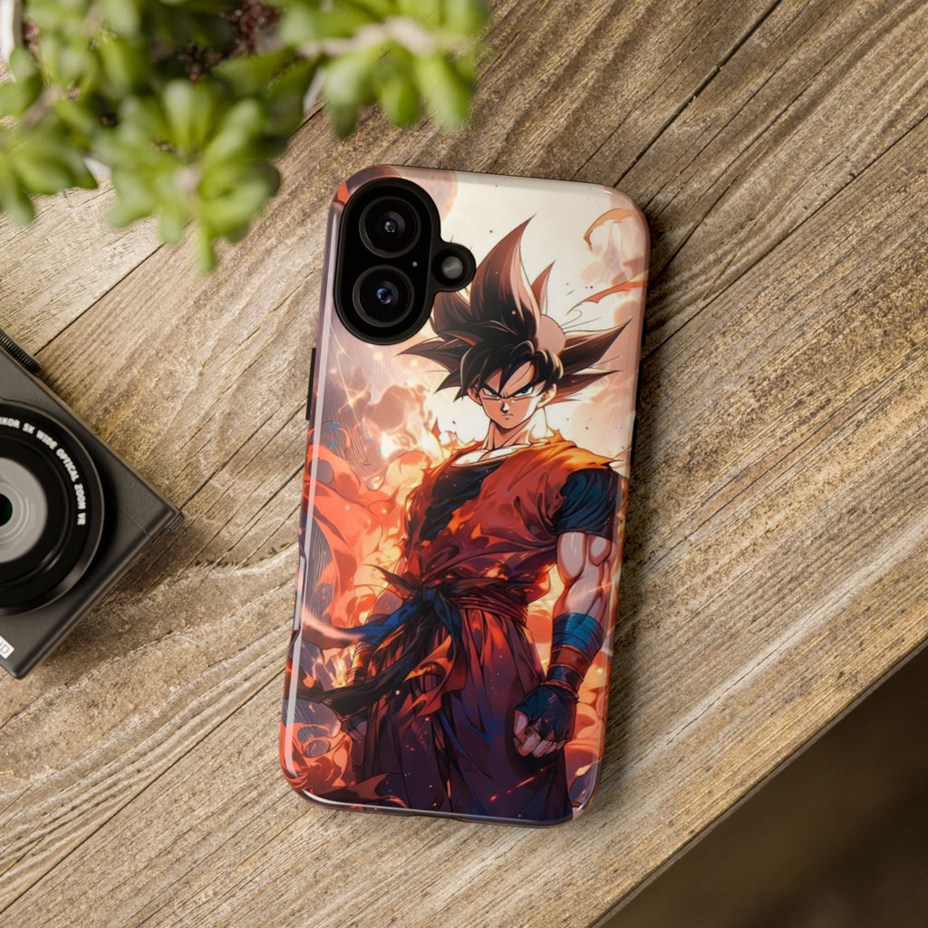 Anime Manga Dragon Ball Z Goku Tough Cases for iPhones, Samsung, and Pixel