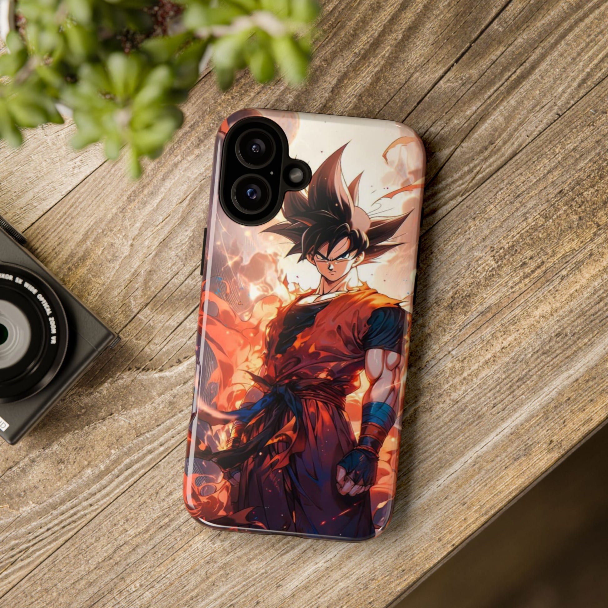 Anime Manga Dragon Ball Z Goku Tough Cases for iPhones, Samsung, and Pixel