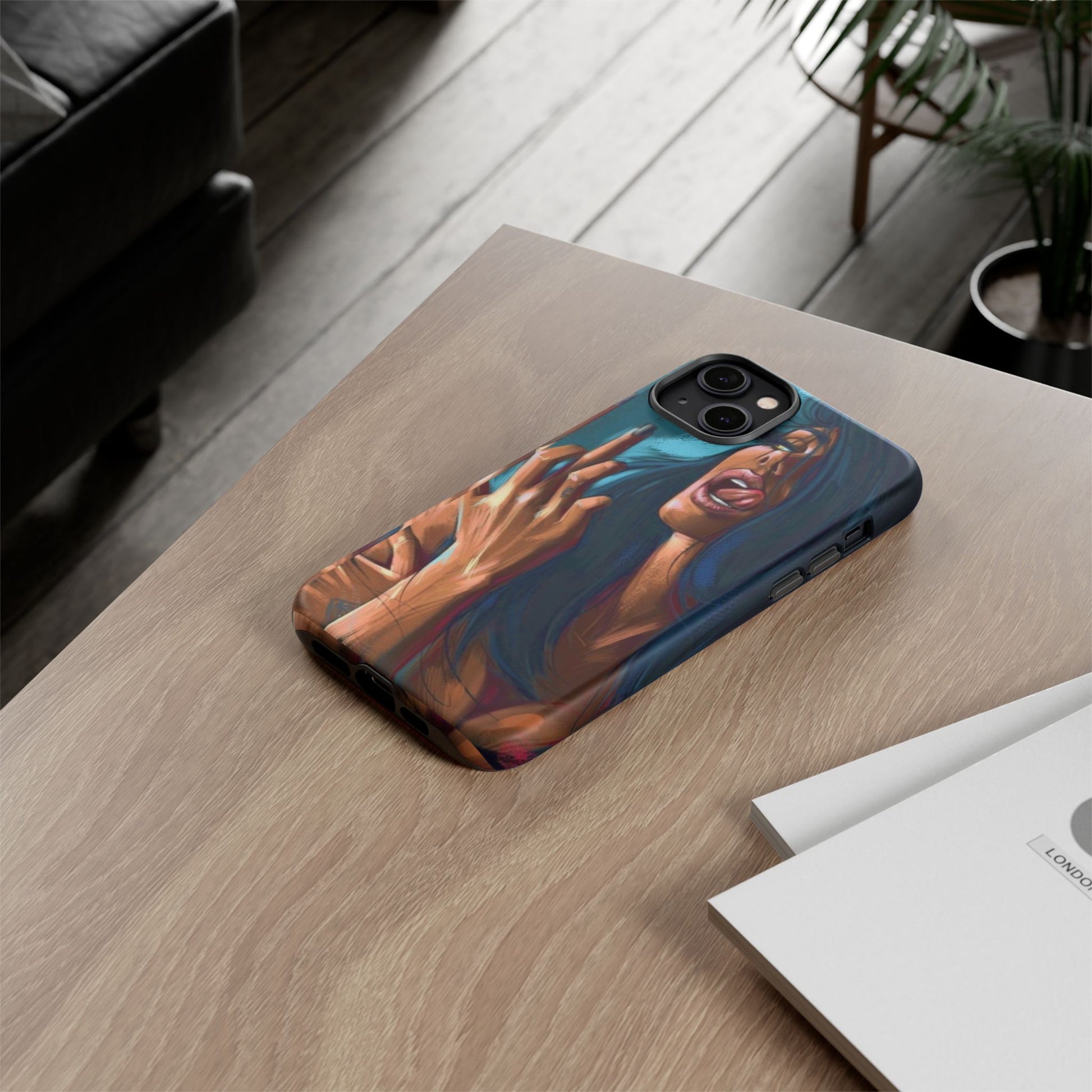 Tough Girl Theme Urban Design Cases for iPhones, Samsung, and Pixel