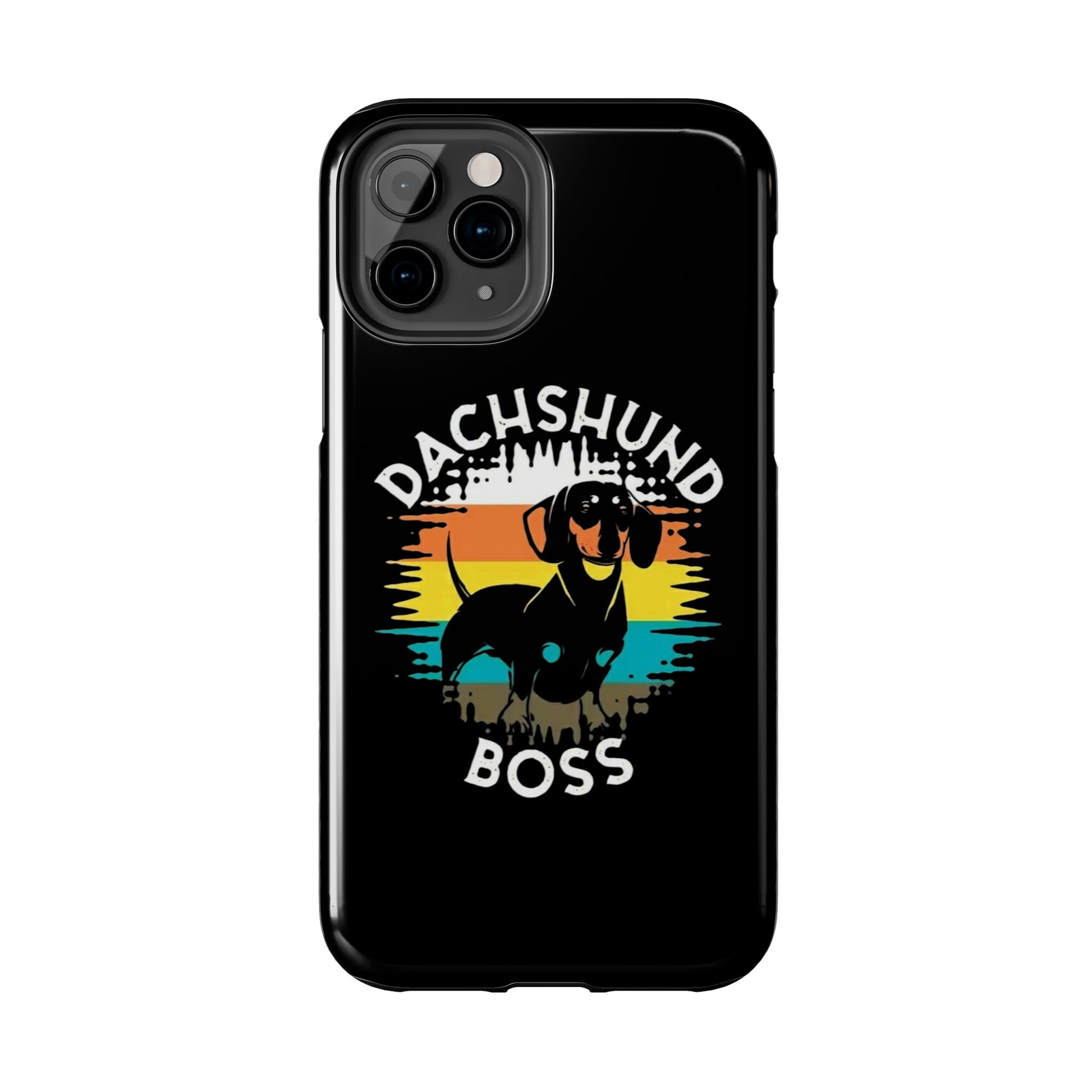 Dachshund Boss Theme Phone Cases for iPhones & Samsung Phones