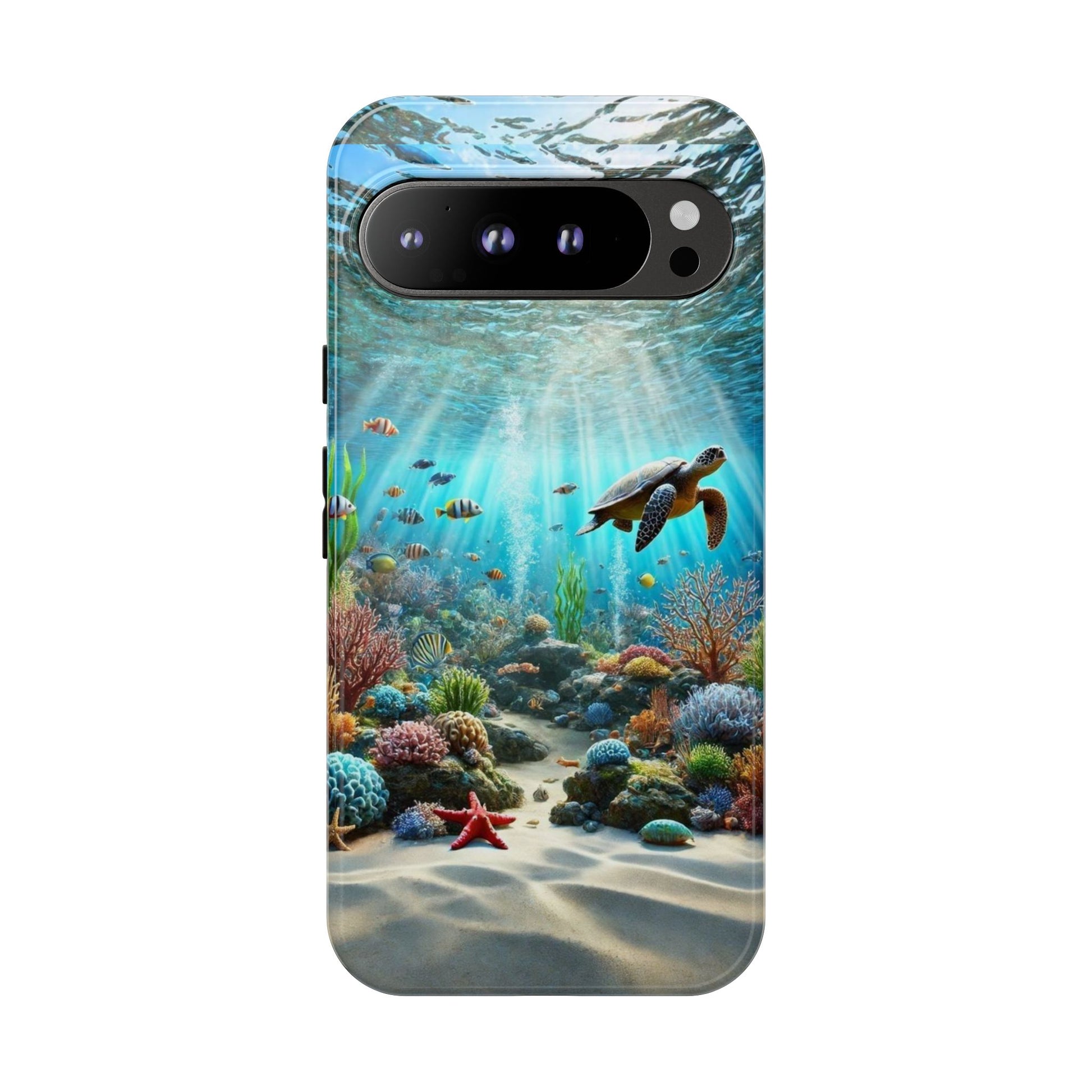 Under Sea Landscape Tough Cases for iPhones, Samsung, and Pixel