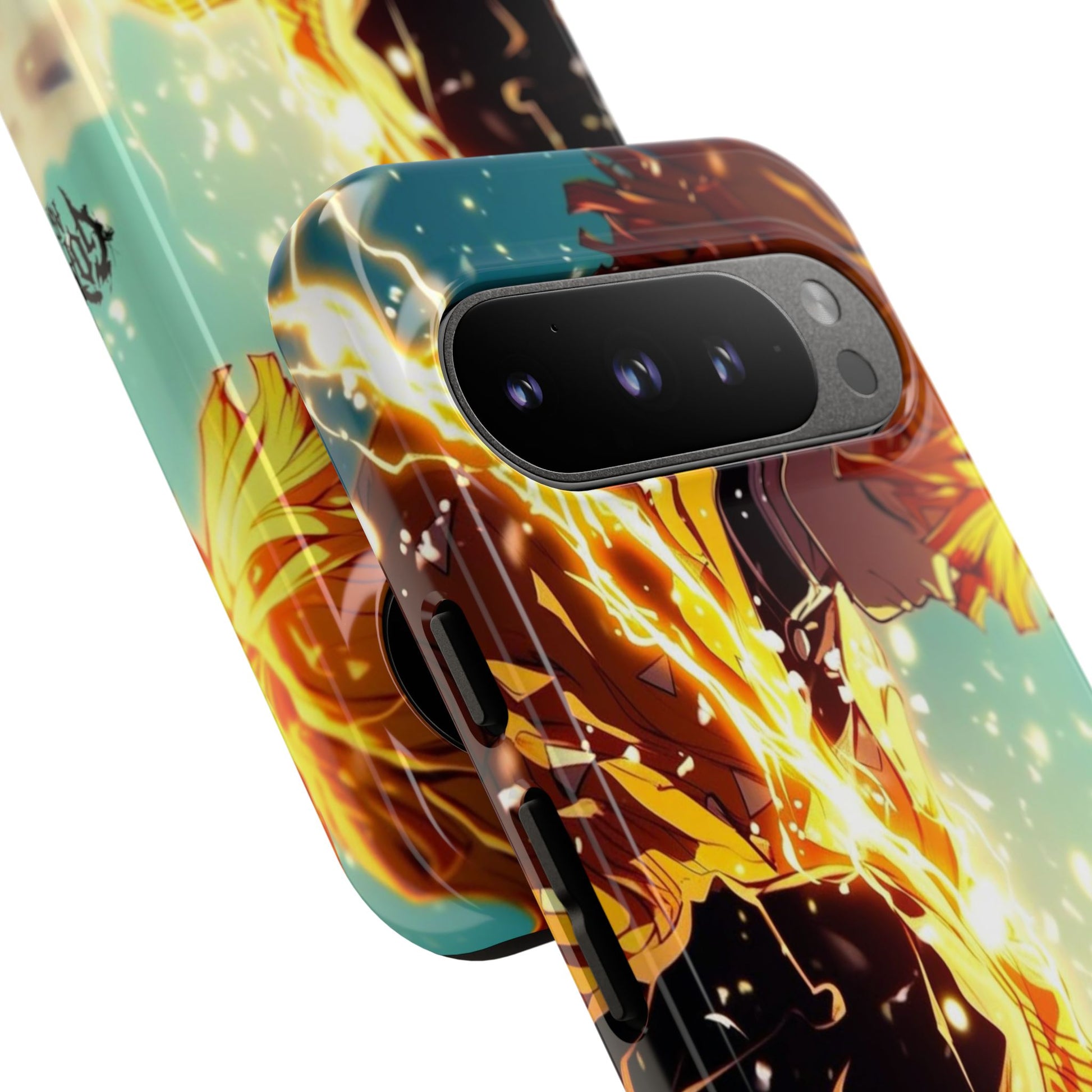 Demon Slayer Zenitsu Anime Theme Phone Case, Tough Cases for iPhones, Samsung, and Pixel