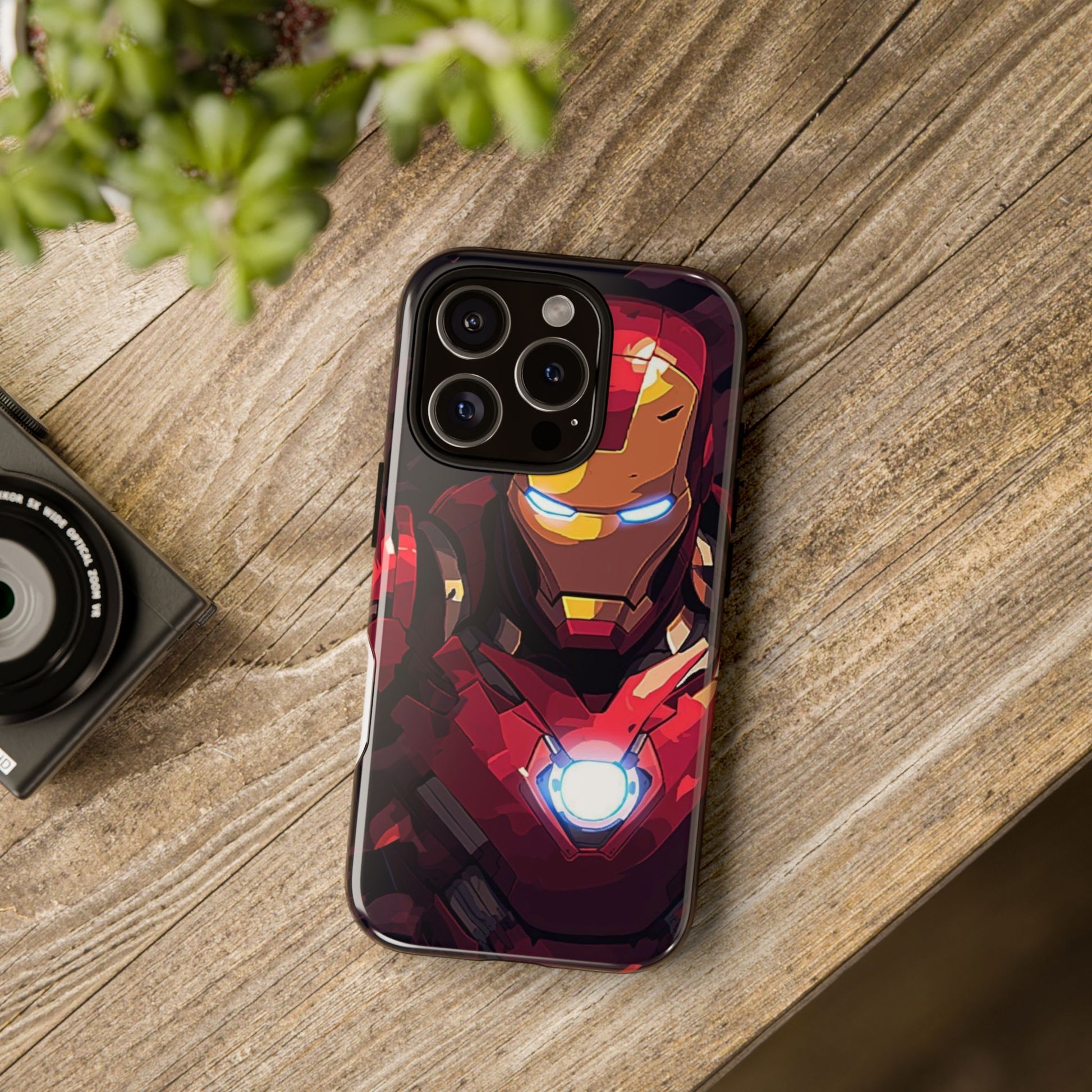 Invincible Iron Man Tough Cases for iPhones, Samsung, and Pixel