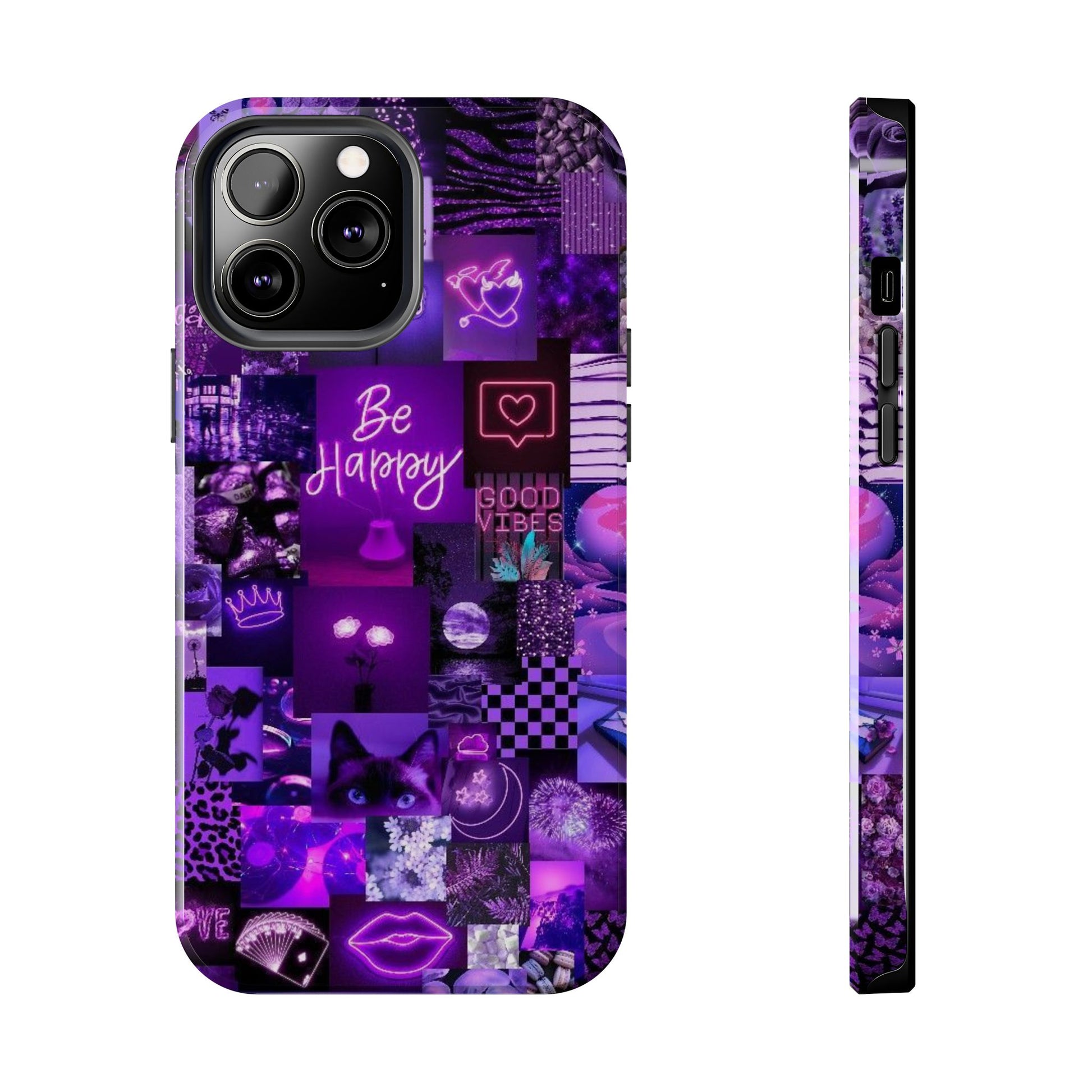 Be Happy Themed Tough Phone Cases for Iphones & Samsung Phones