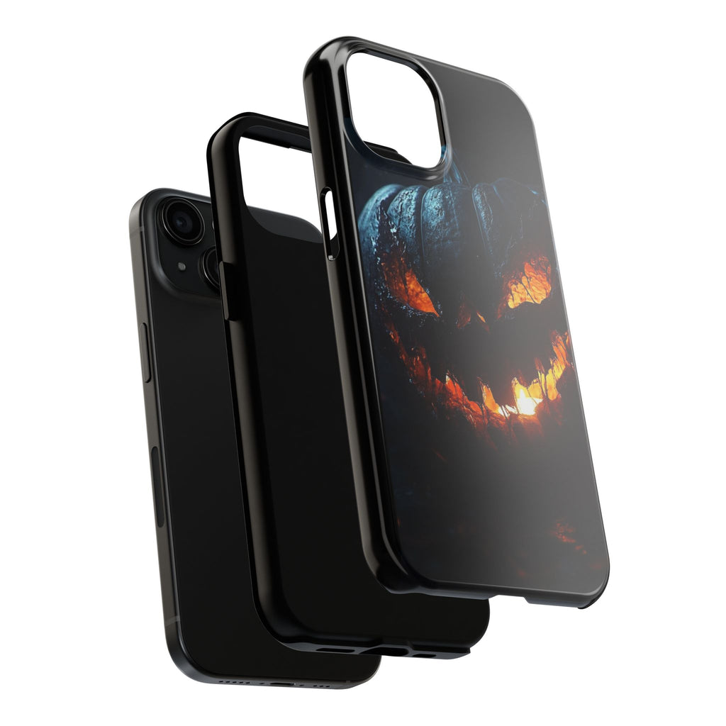 Scary Pumpkin Halloween Theme Phone Cases for iPhones & Samsung Phones