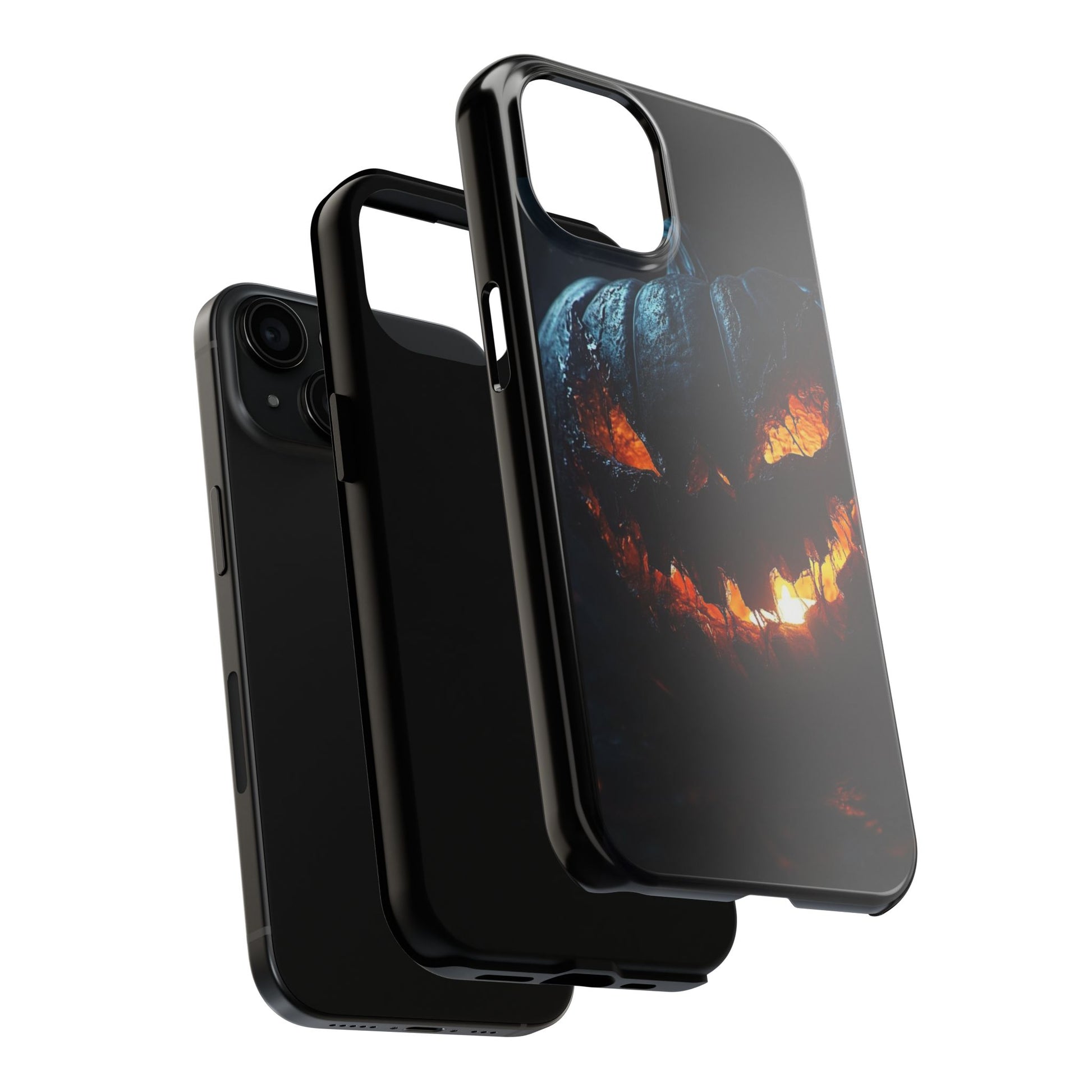 Scary Pumpkin Halloween Theme Phone Cases for iPhones & Samsung Phones