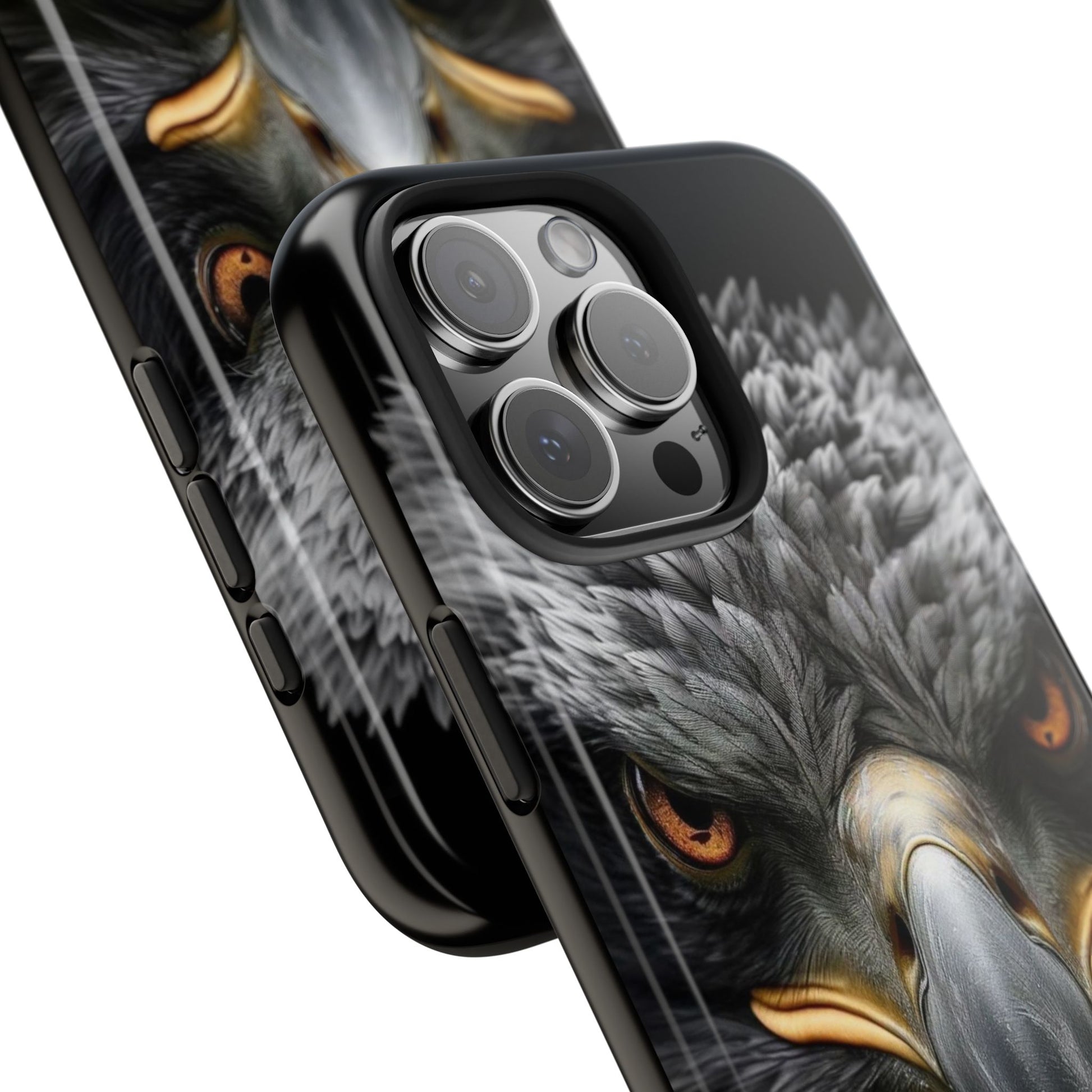 Mean Eagle Stare Theme Phone Cases for iPhones & Samsung Phones