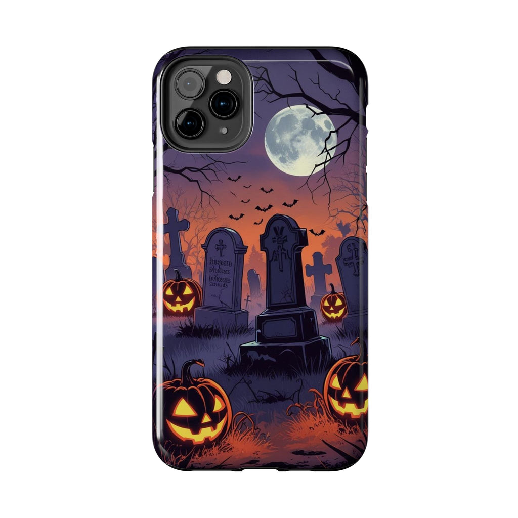 Graveyard Halloween Theme Phone Cases for iPhones & Samsung Phones