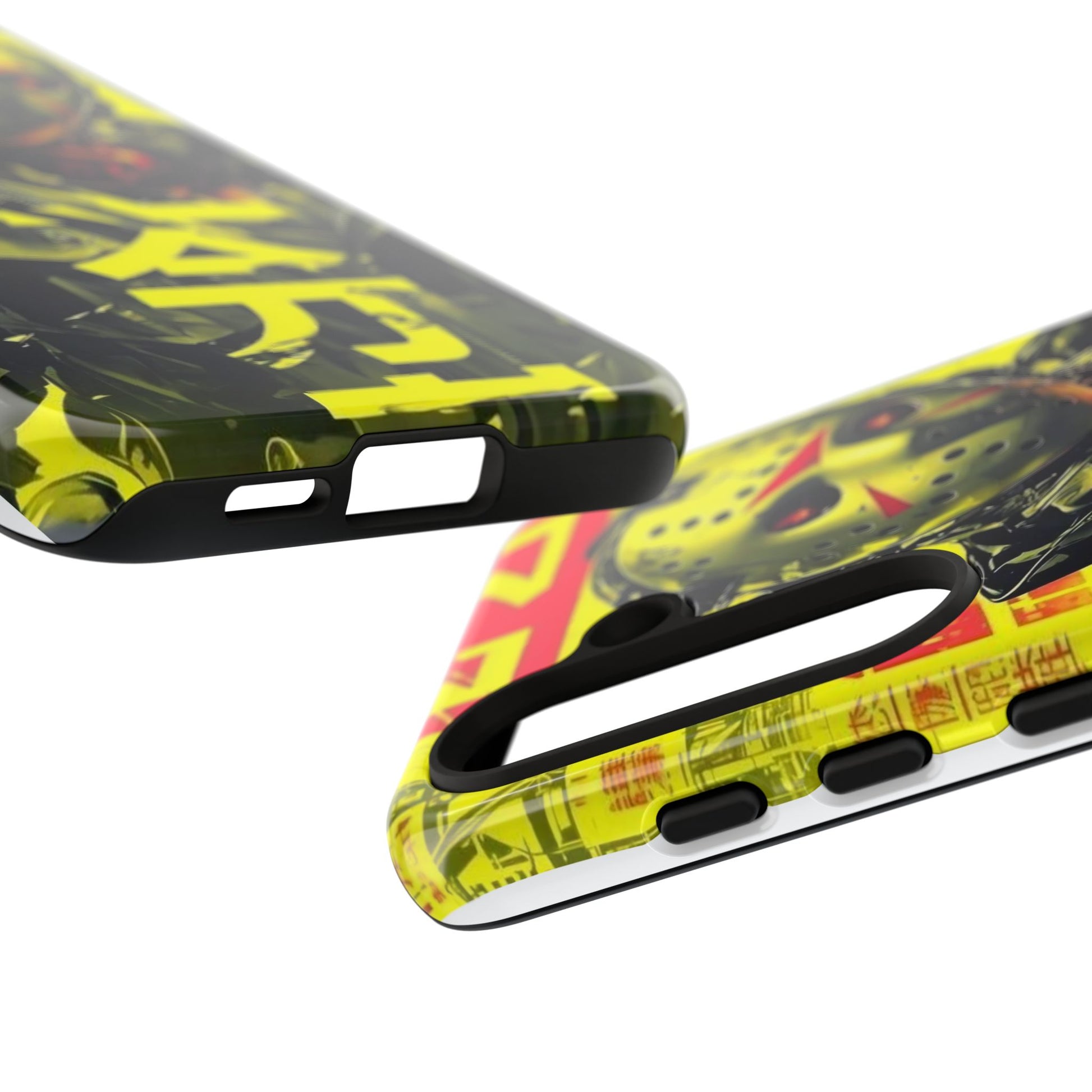 Cyberpunk X Jason Voorhees Tough Cases for iPhones, Samsung, and Pixel