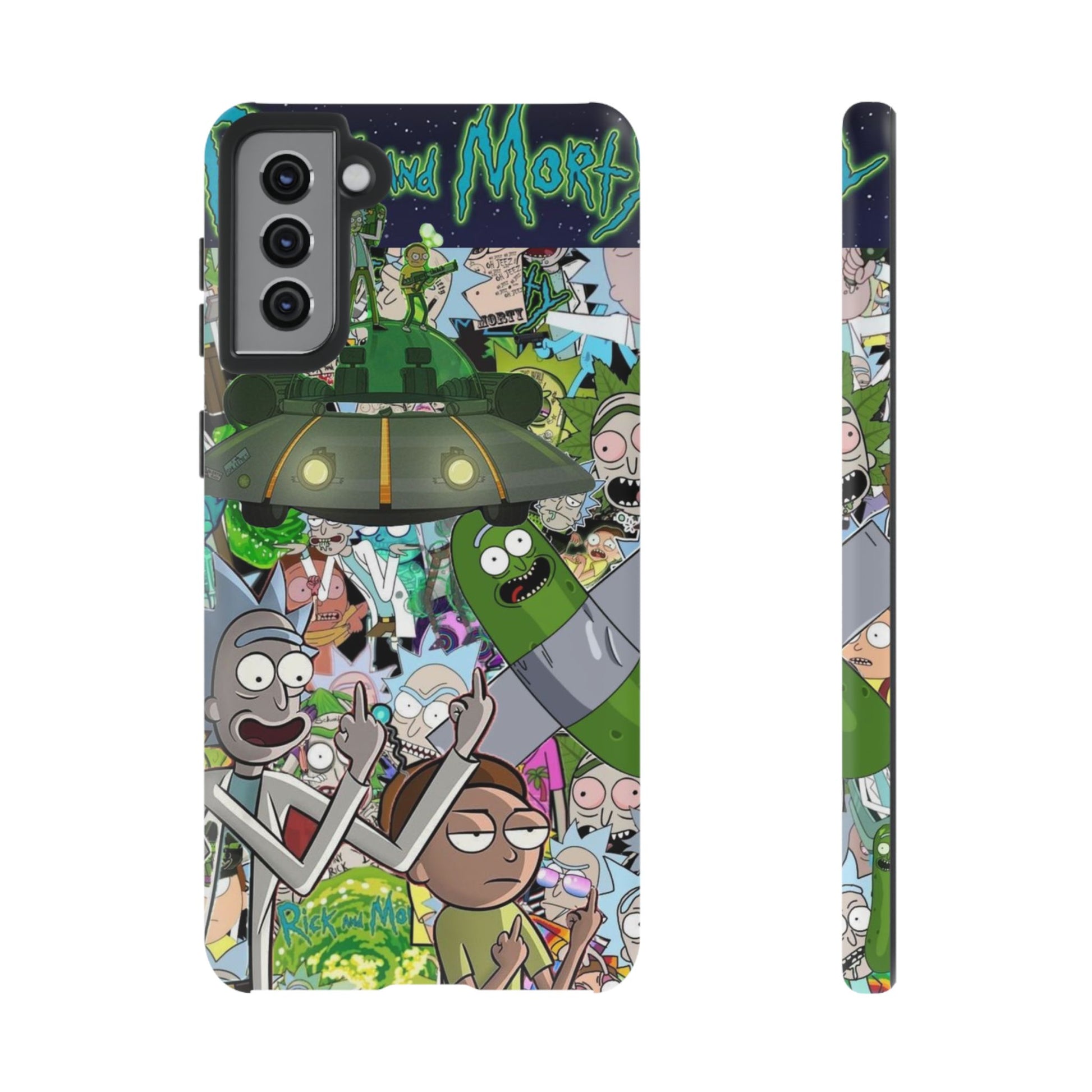 Rick and Morty Phone Case, Tough Cases for iPhones, Samsung, and Pixel