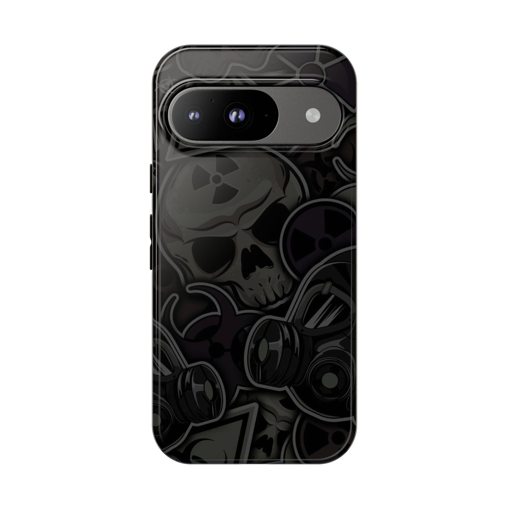 Tough Cases Phone Case, Edgy Skull Design Phone Cover, Gothic Cell Phone Shell