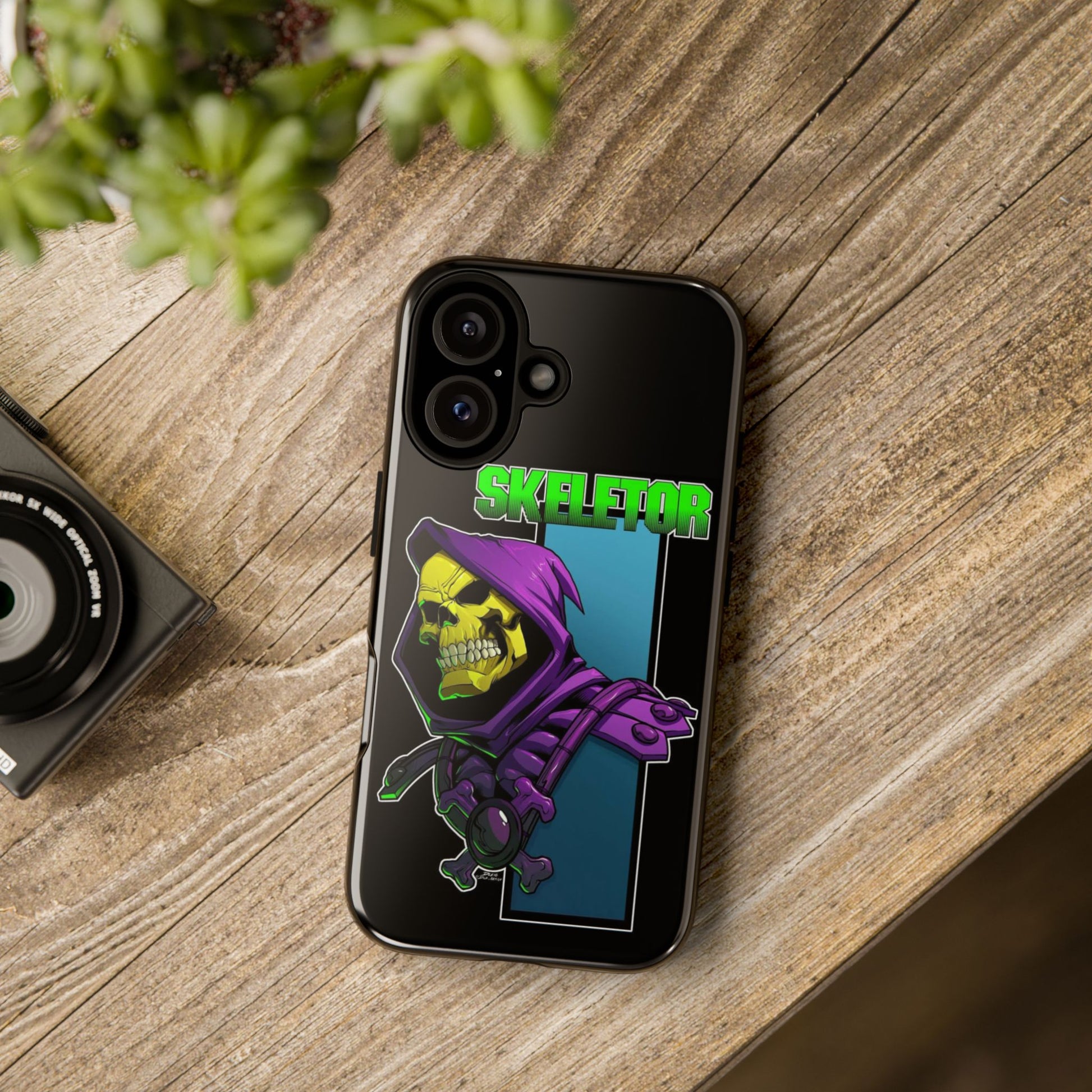 Skeletor Tough Cases for iPhones, Samsung, and Pixel