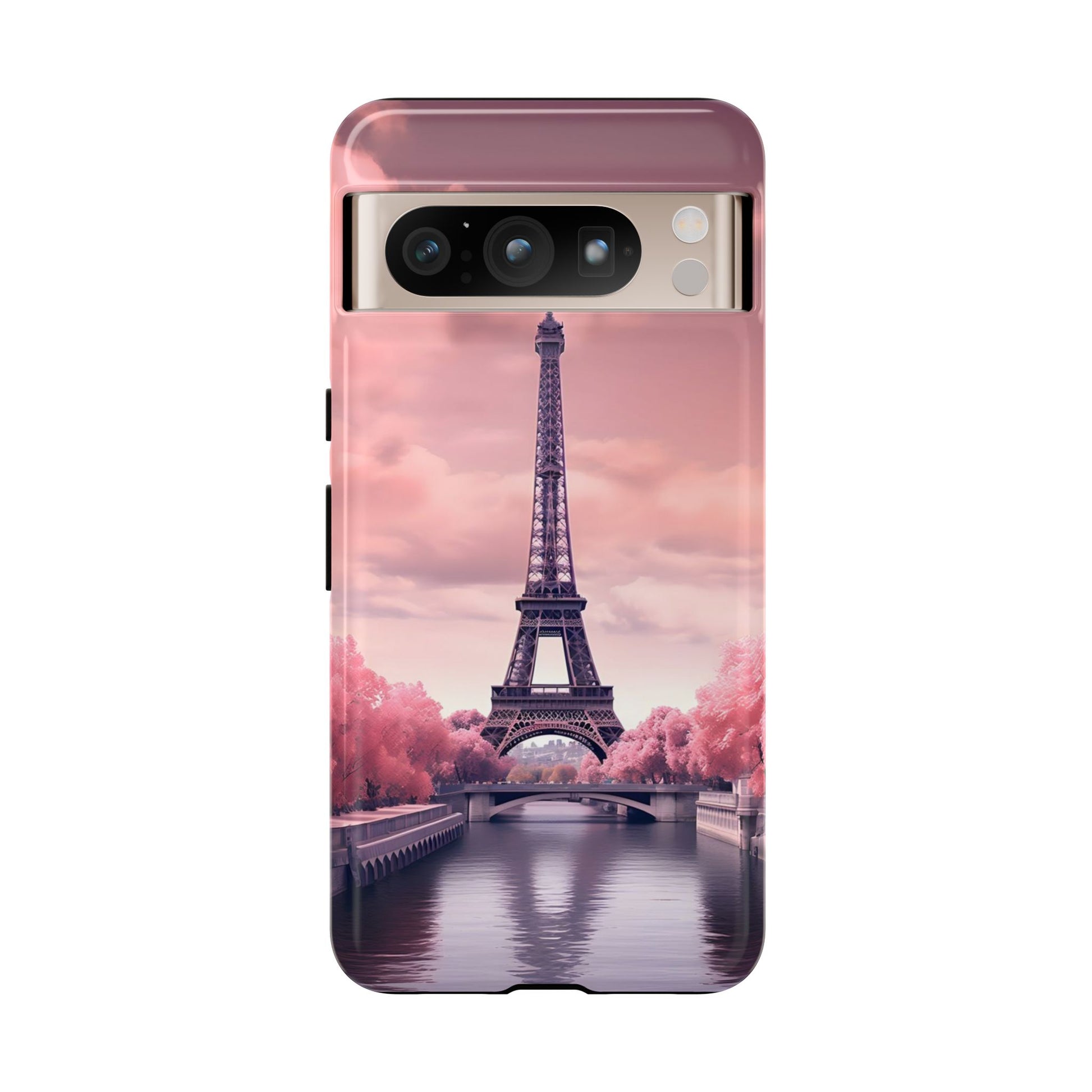 Eiffel Tower Paris Tough Cases for iPhones, Samsung, and Pixel