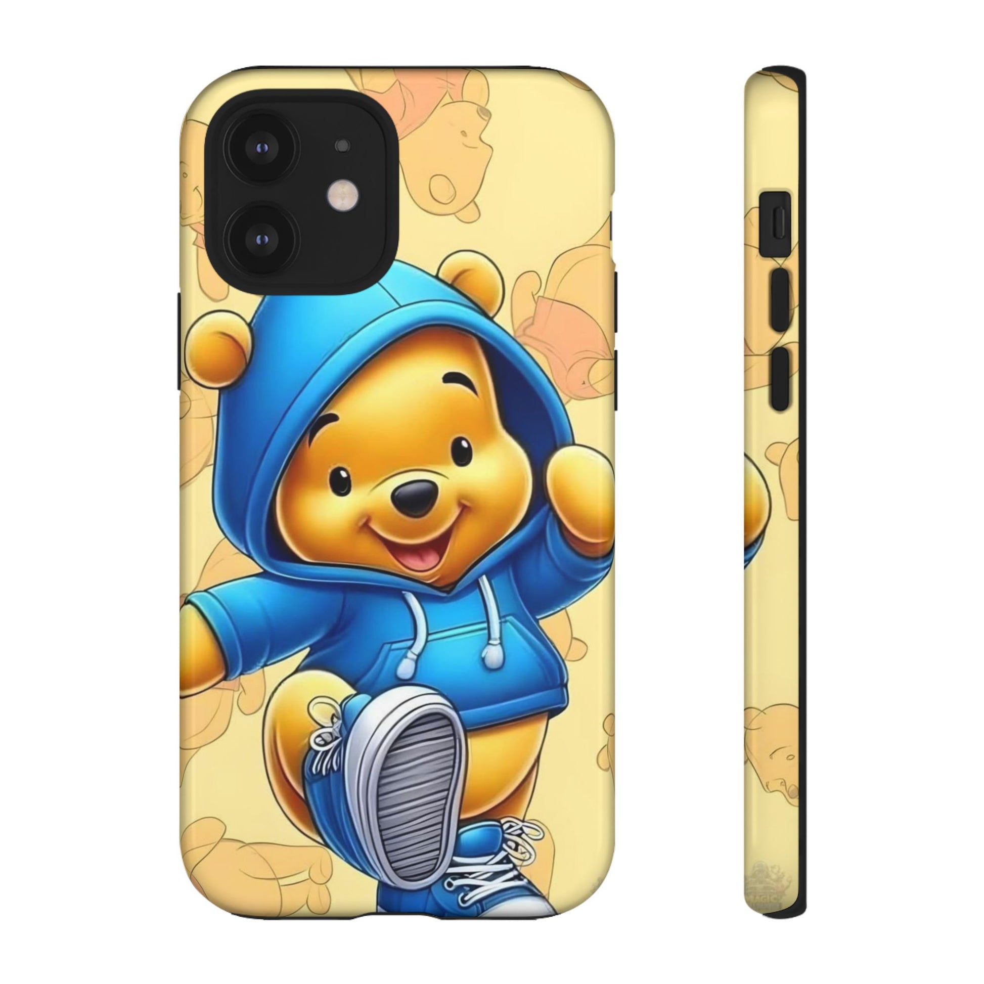 Cute Pooh Bear Phone Case, Tough Case