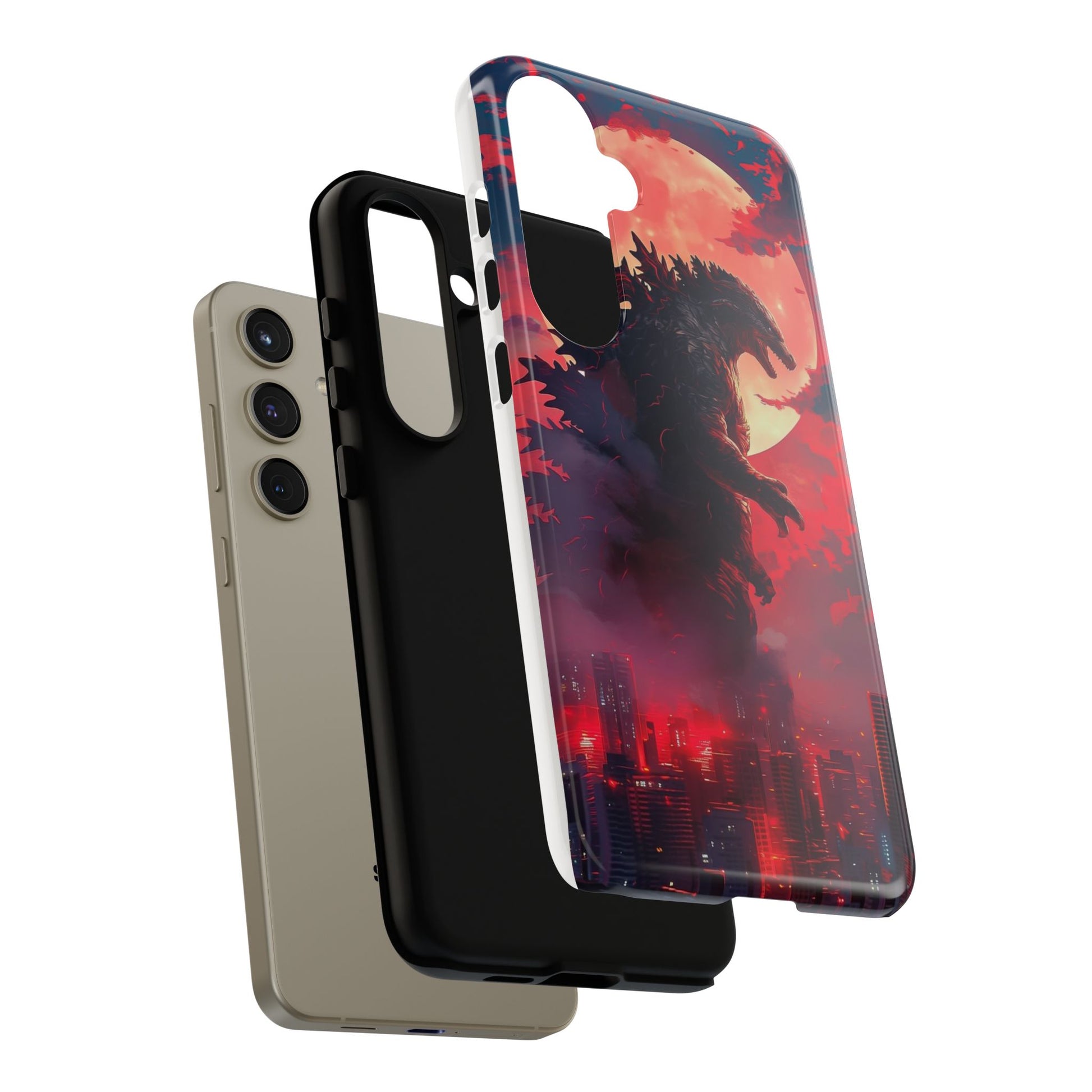 King of Monsters Godzilla Tough Phone Cases for iPhones, Samsung, and Pixel