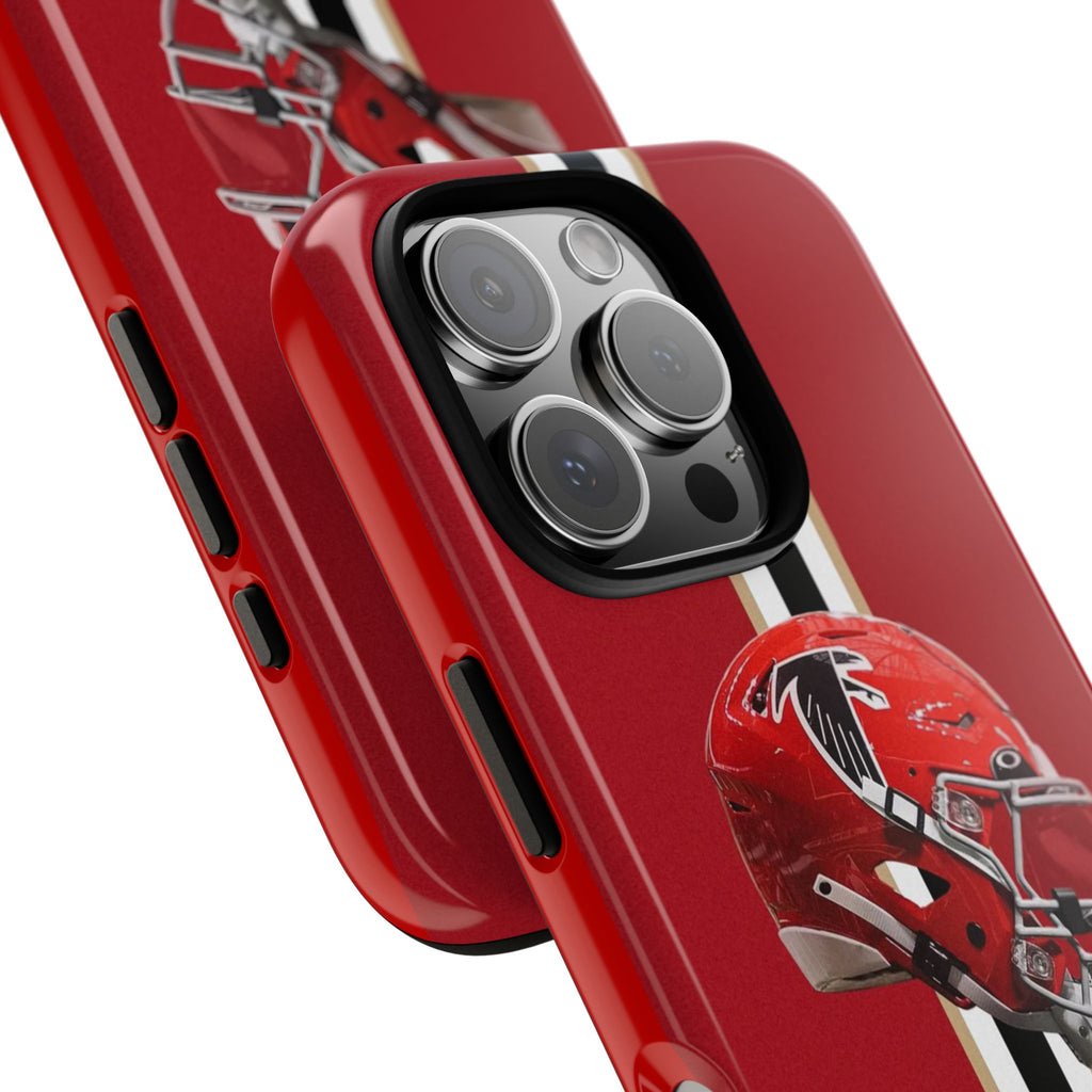 Atlanta Falcons Football Helmet Logo Tough Cases for iPhones, Samsung, and Pixel