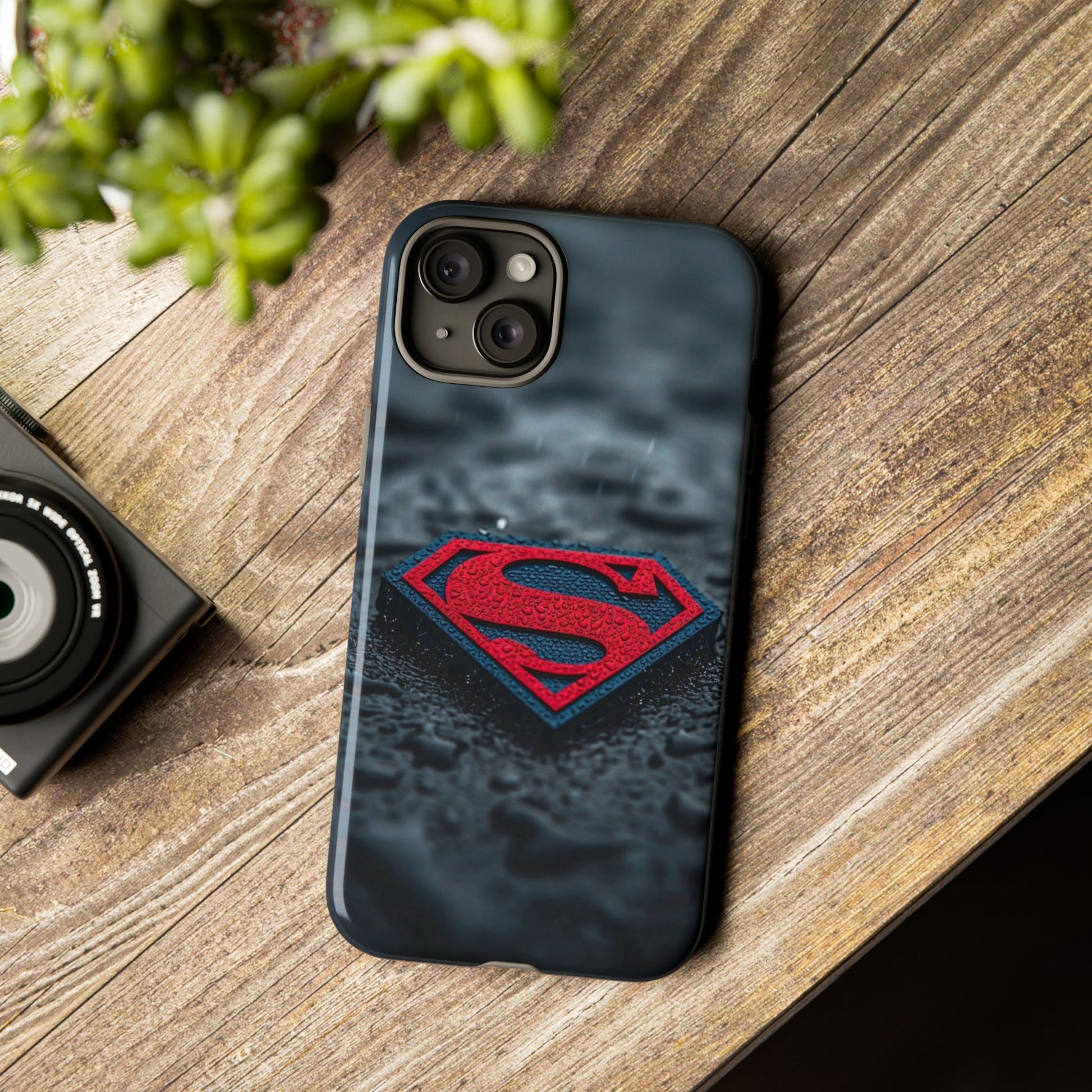 Superman Logo Tough Cases for iPhones, Samsung, and Pixel