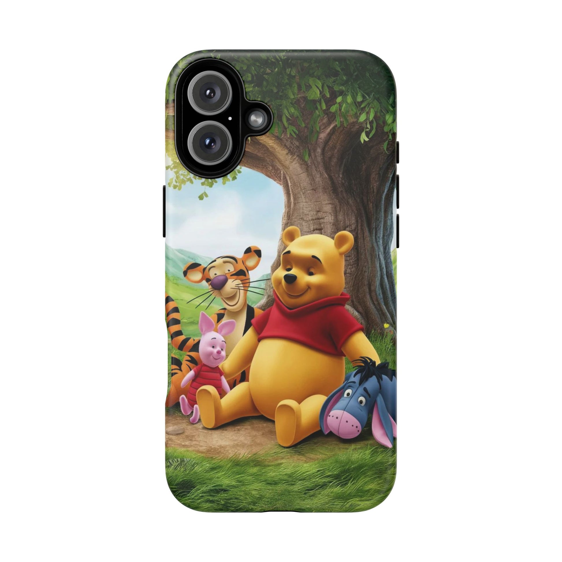 Cute Pooh Bear Phone Case, Tough Cases, Disney Phone for iPhones, Samsung, and Pixel