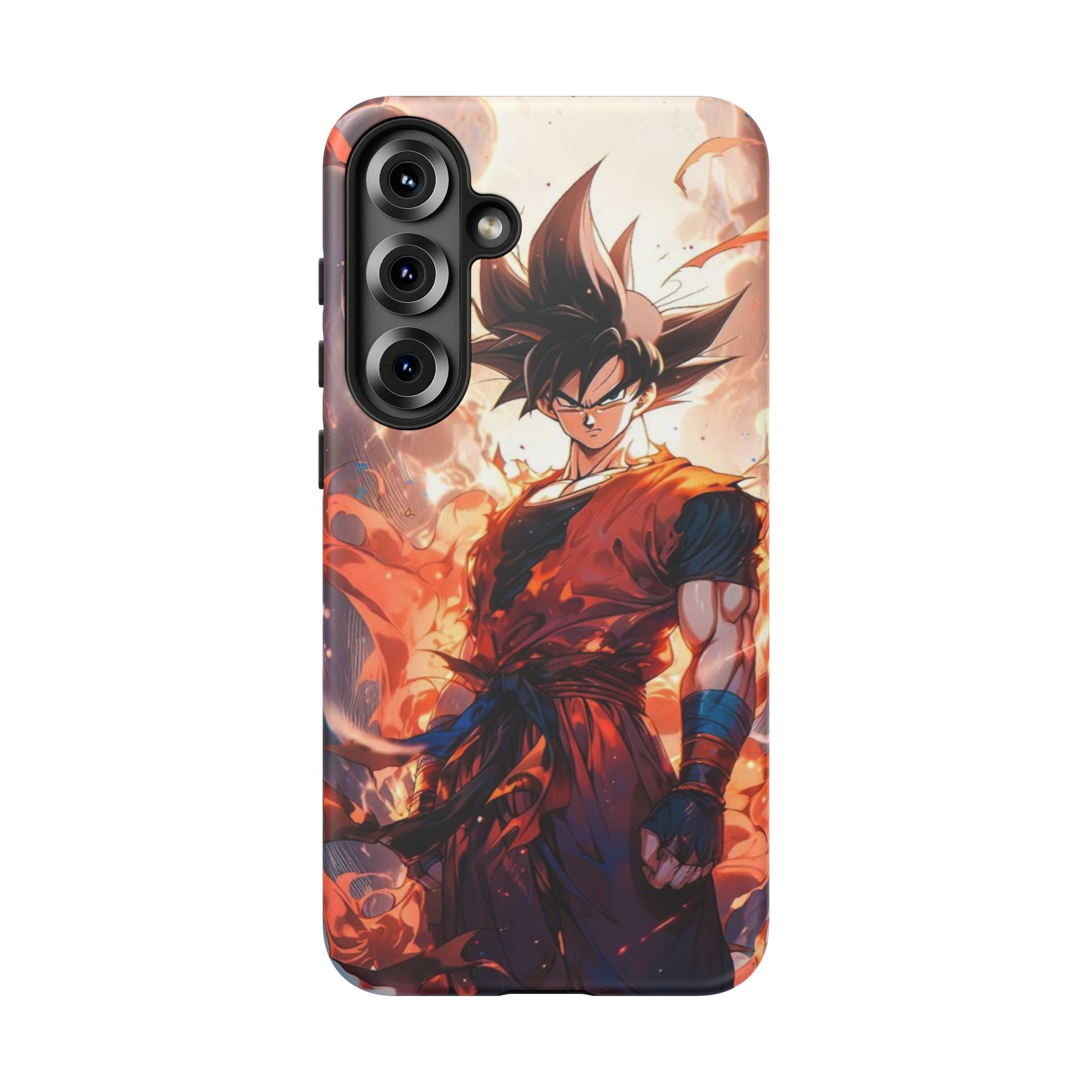 Anime Manga Dragon Ball Z Goku Tough Cases for iPhones, Samsung, and Pixel