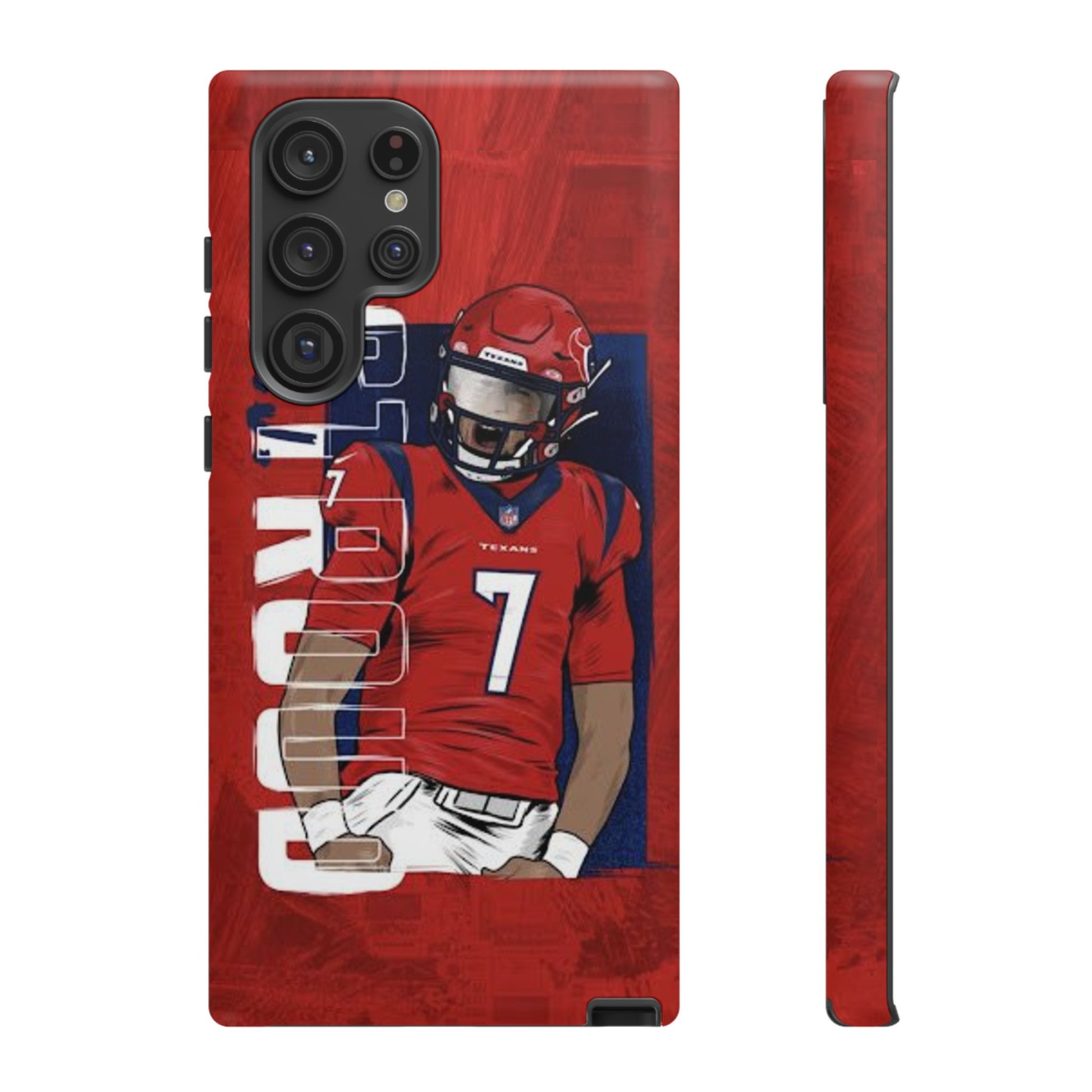 Houston Texans Football CJ Stroud Tough Cases for iPhones, Samsung, and Pixel