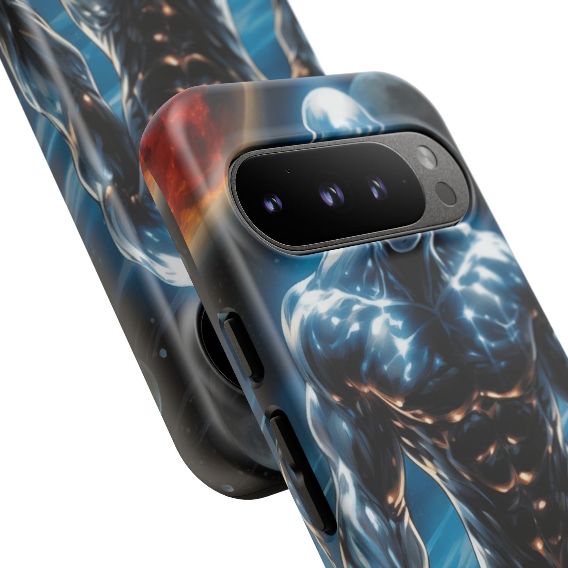 The Silver Surfer Comic Art Phone Case, Tough Cases for iPhones, Samsung, and Pixel