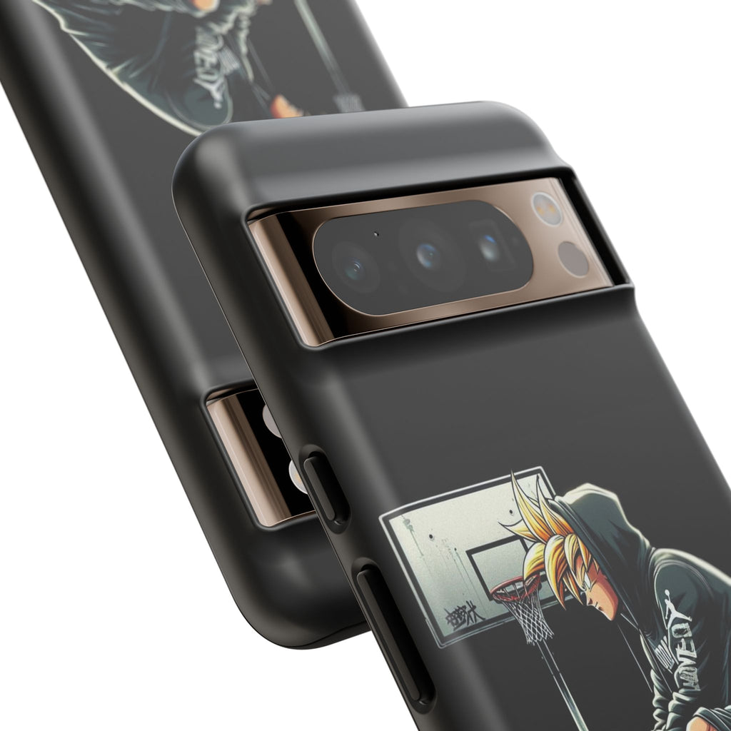 Son Goku Basketball Tough Cases for iPhones, Samsung, and Pixel