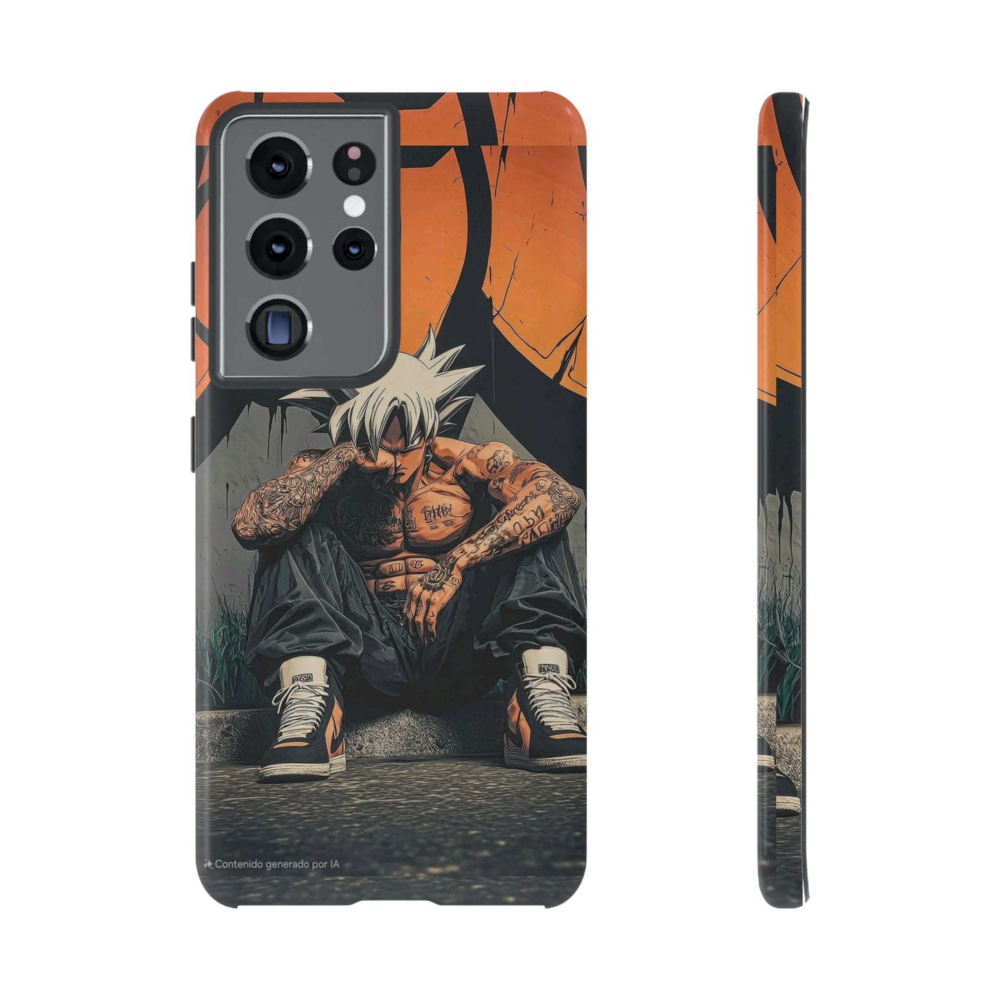 Anime DBZ Thug Tough Cases for iPhones, Samsung, and Pixel