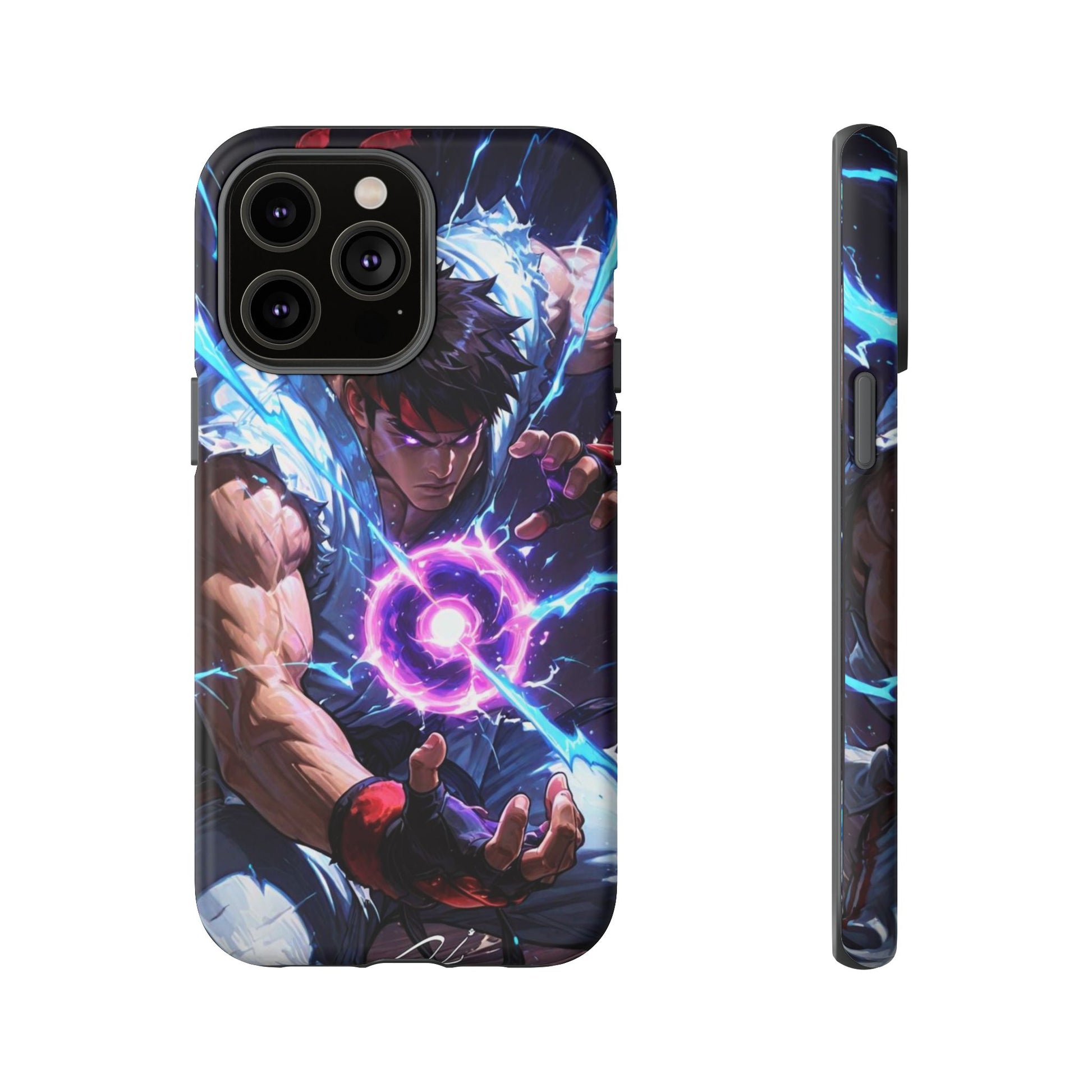 Street Fighter Ryu Gamer Art Tough Cases for iPhones, Samsung, and Pixel