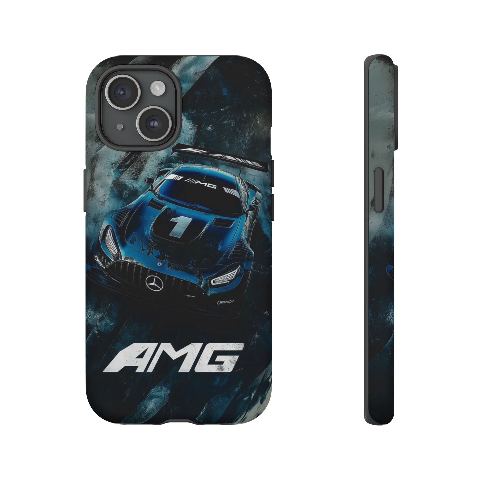 Mercedes AMG Racing Car Tough Cases for iPhones, Samsung, and Pixel