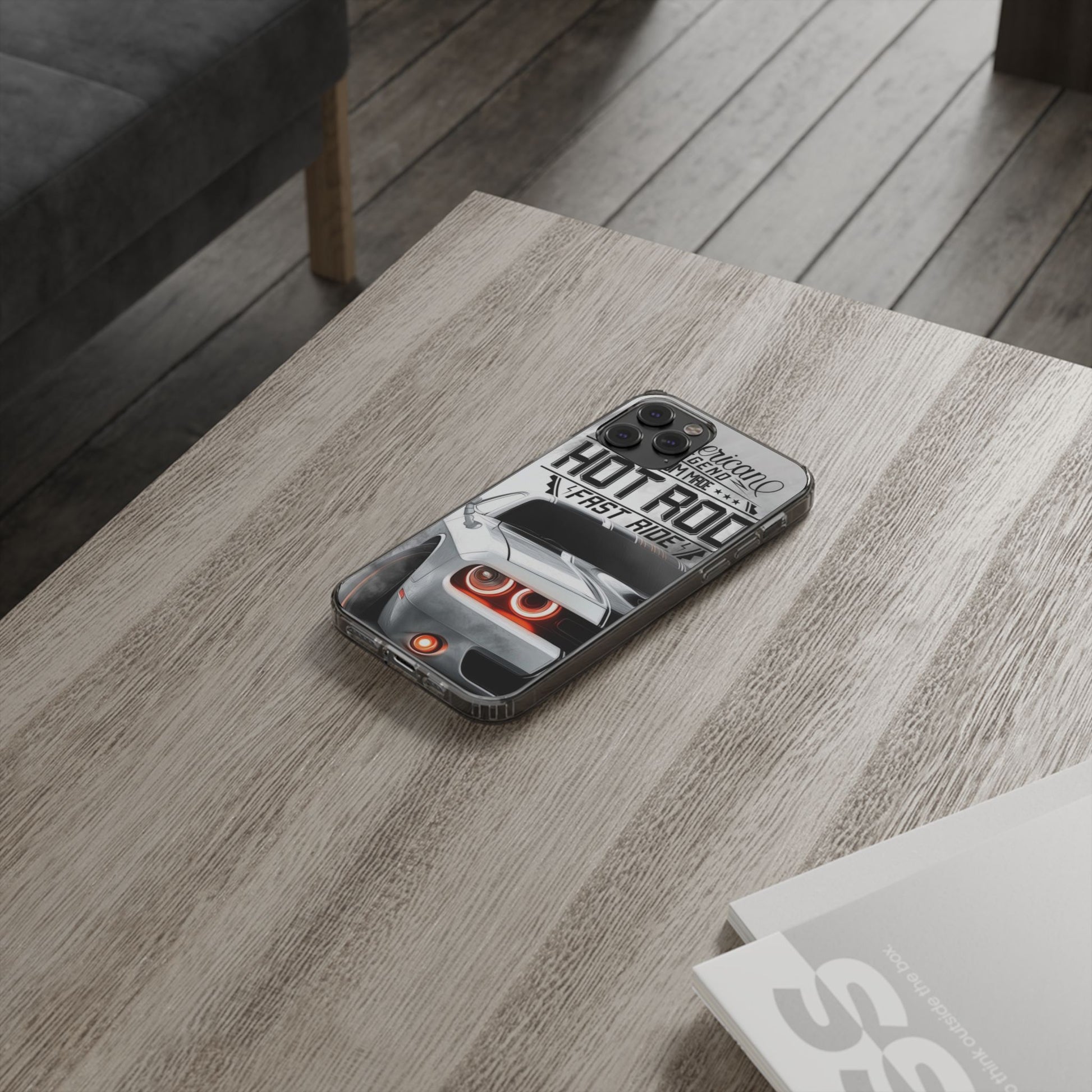 American Hot Rod Hell Cat Case for iPhone and Samsung phone