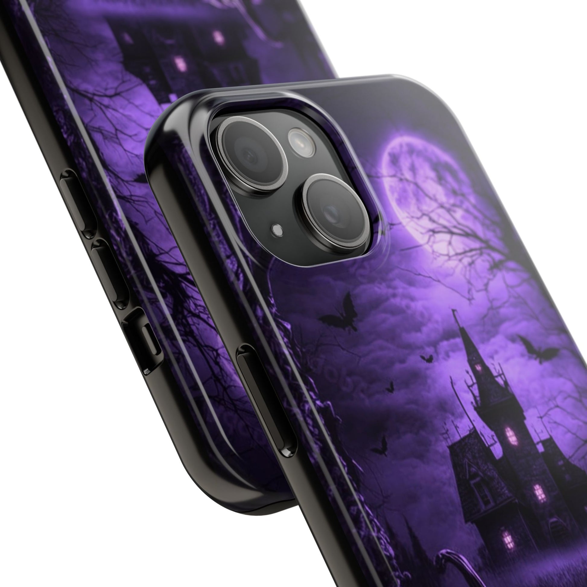 Haunted House Halloween Theme Phone Cases for iPhones & Samsung Phones